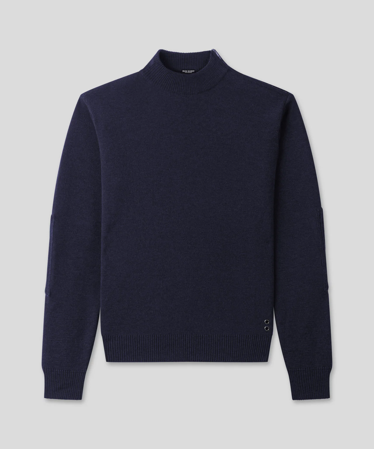 Army Merino Wool Sweater: Navy - Image 3