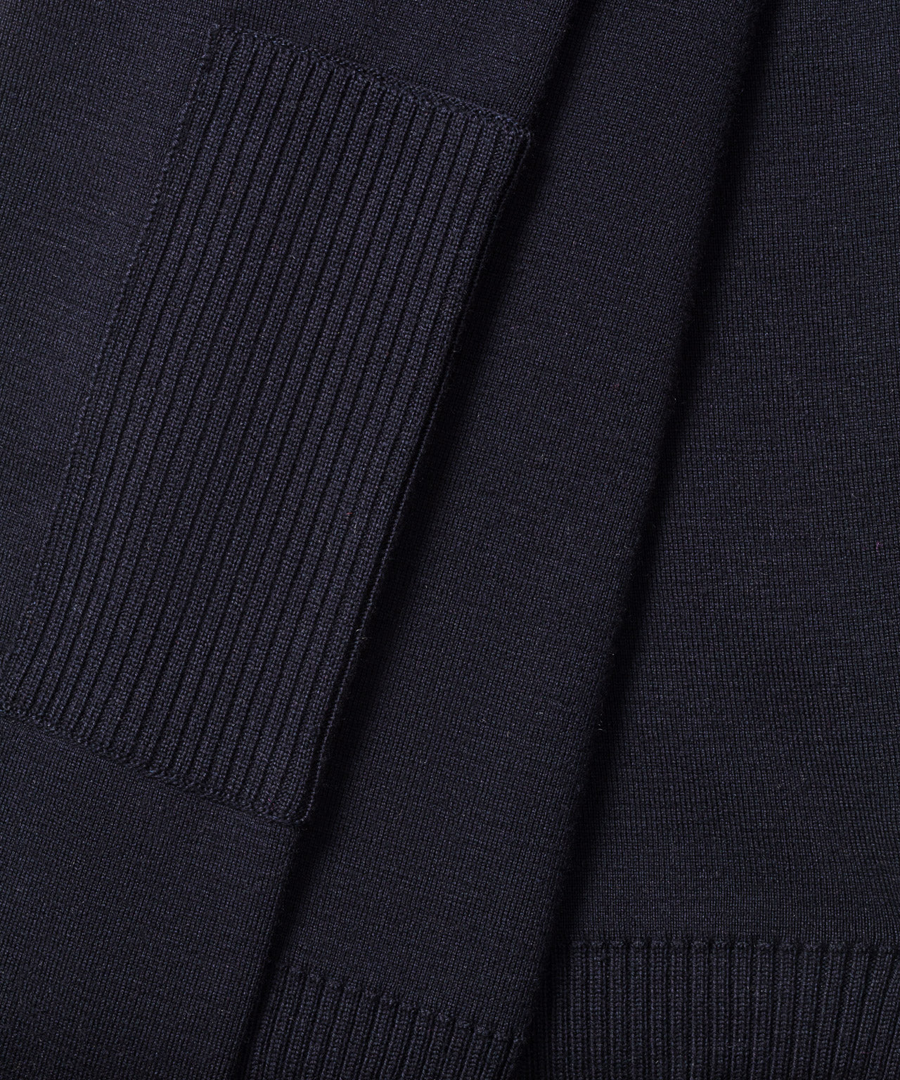 Army Merino Wool Sweater: Navy - Image 5