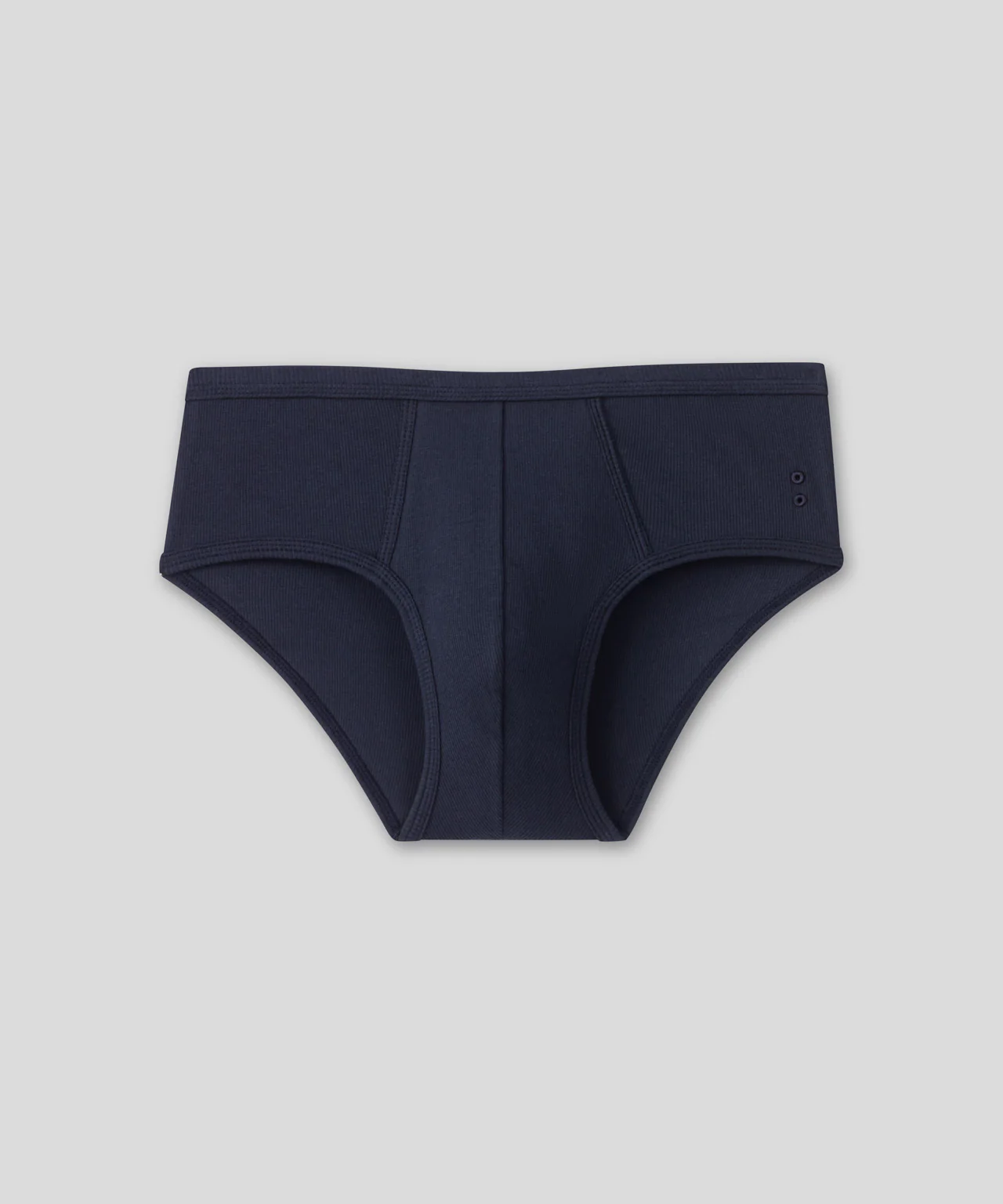 Army Ribbed Y-Front Briefs: Navy - Image 3