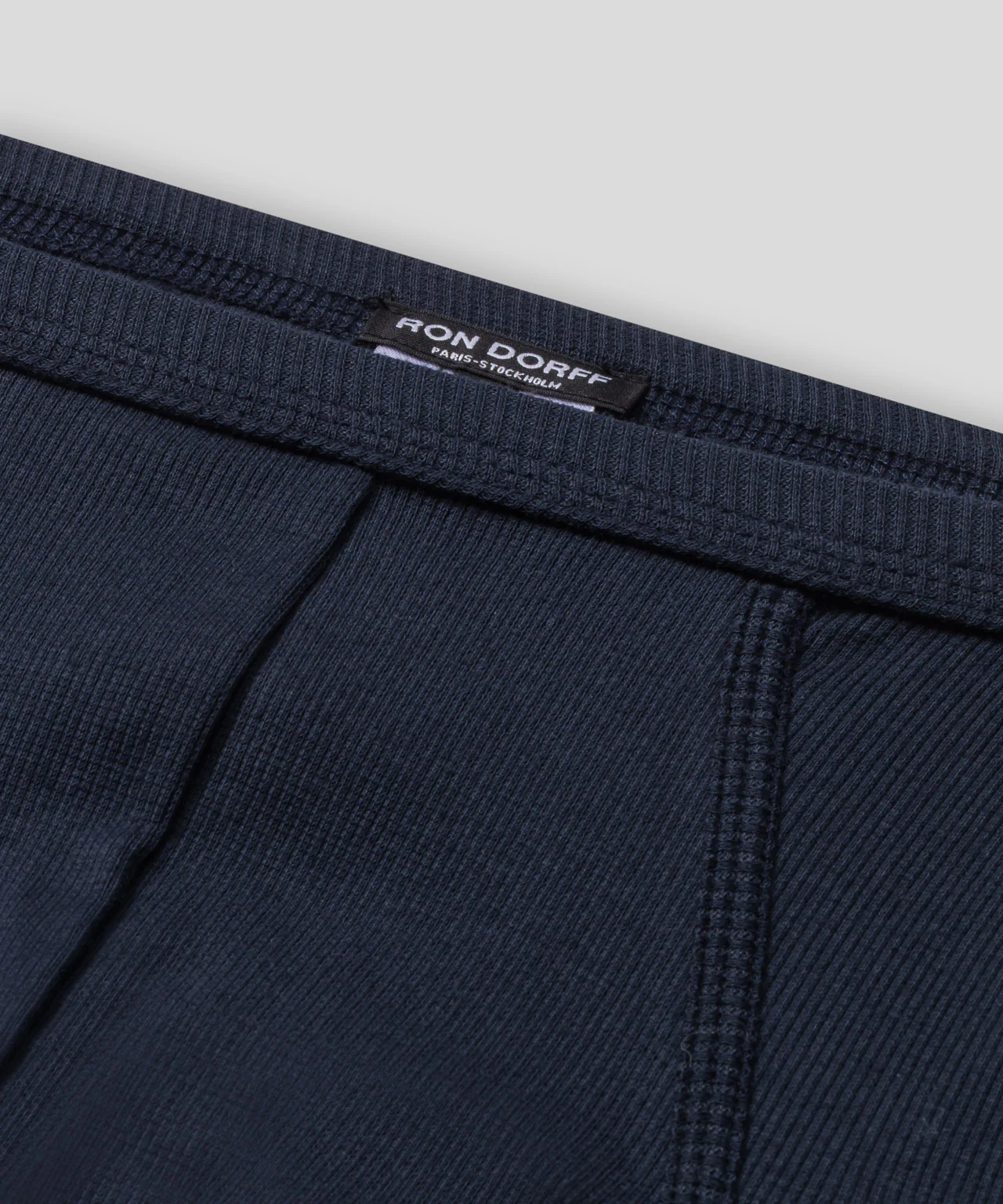 Army Ribbed Y-Front Briefs: Navy - Image 4