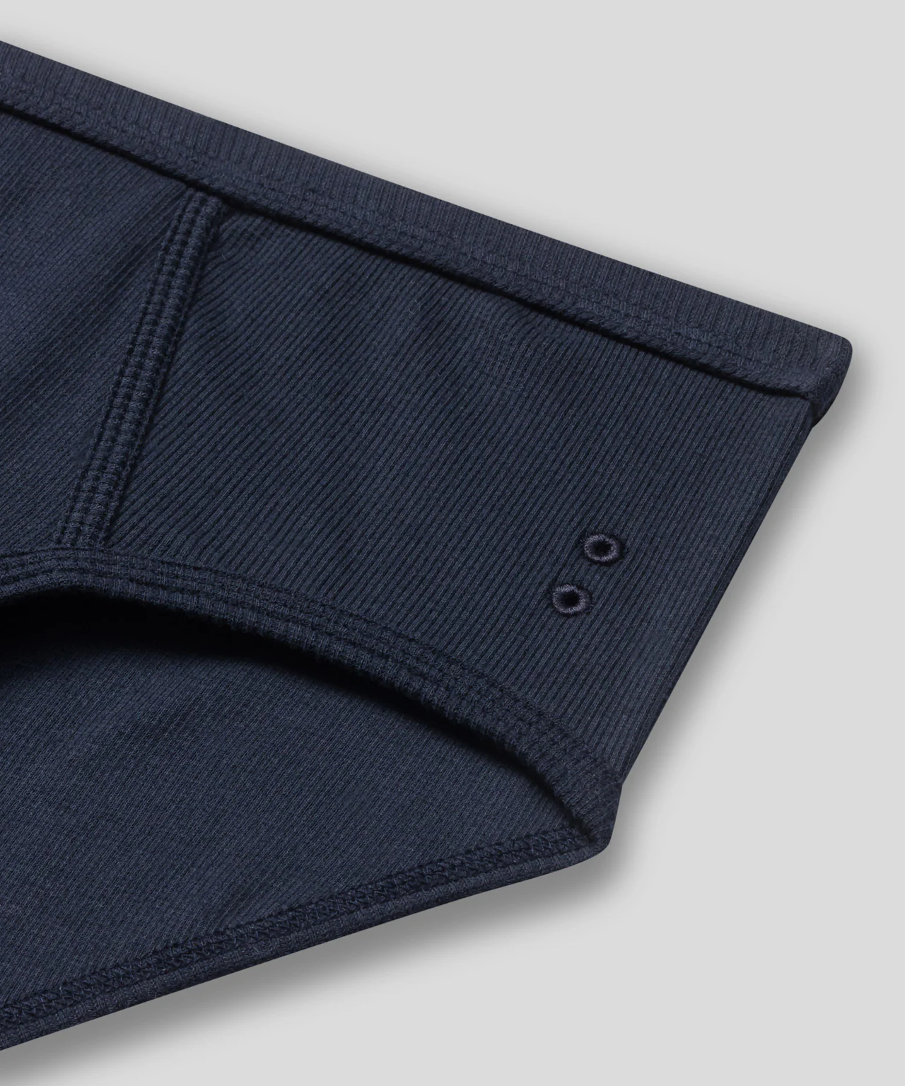 Army Ribbed Y-Front Briefs: Navy - Image 5