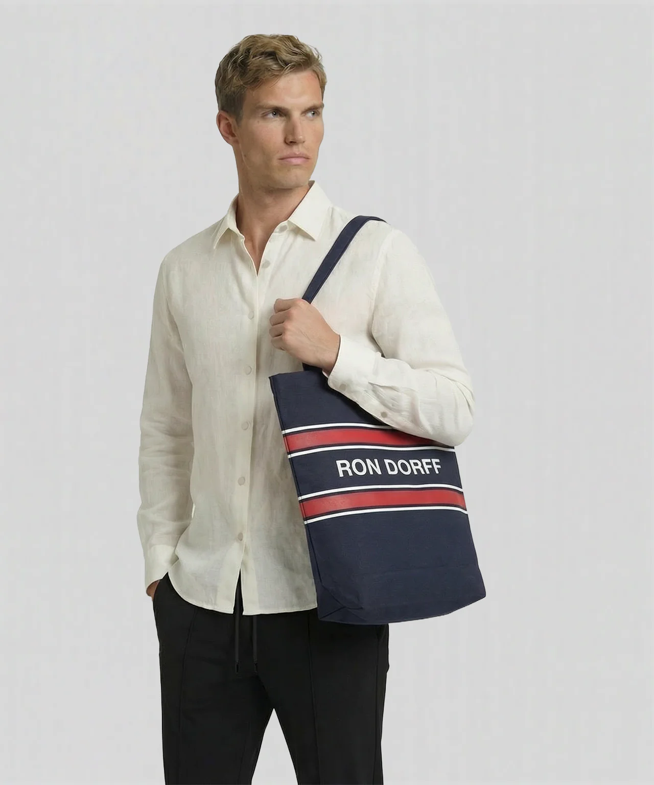 Beach Bag "RON DORFF": Navy - Image 2