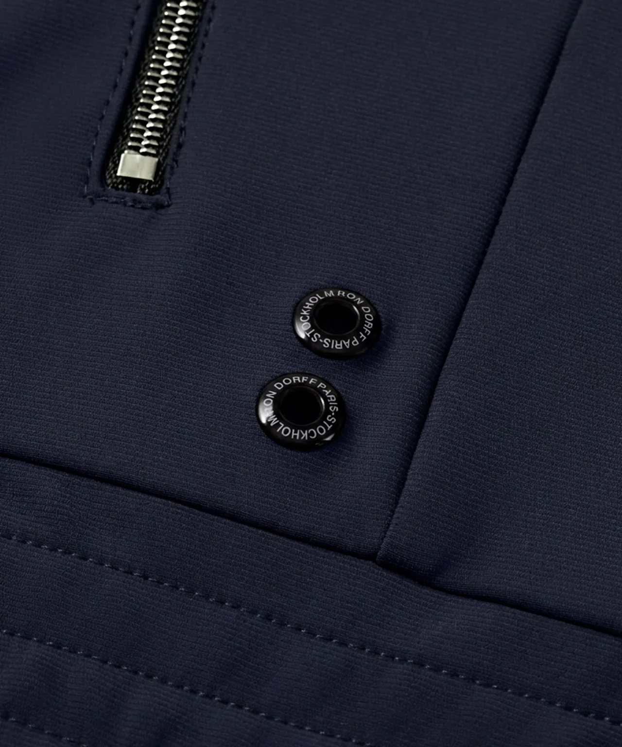 City Jacket w. Piping: Navy - Image 5