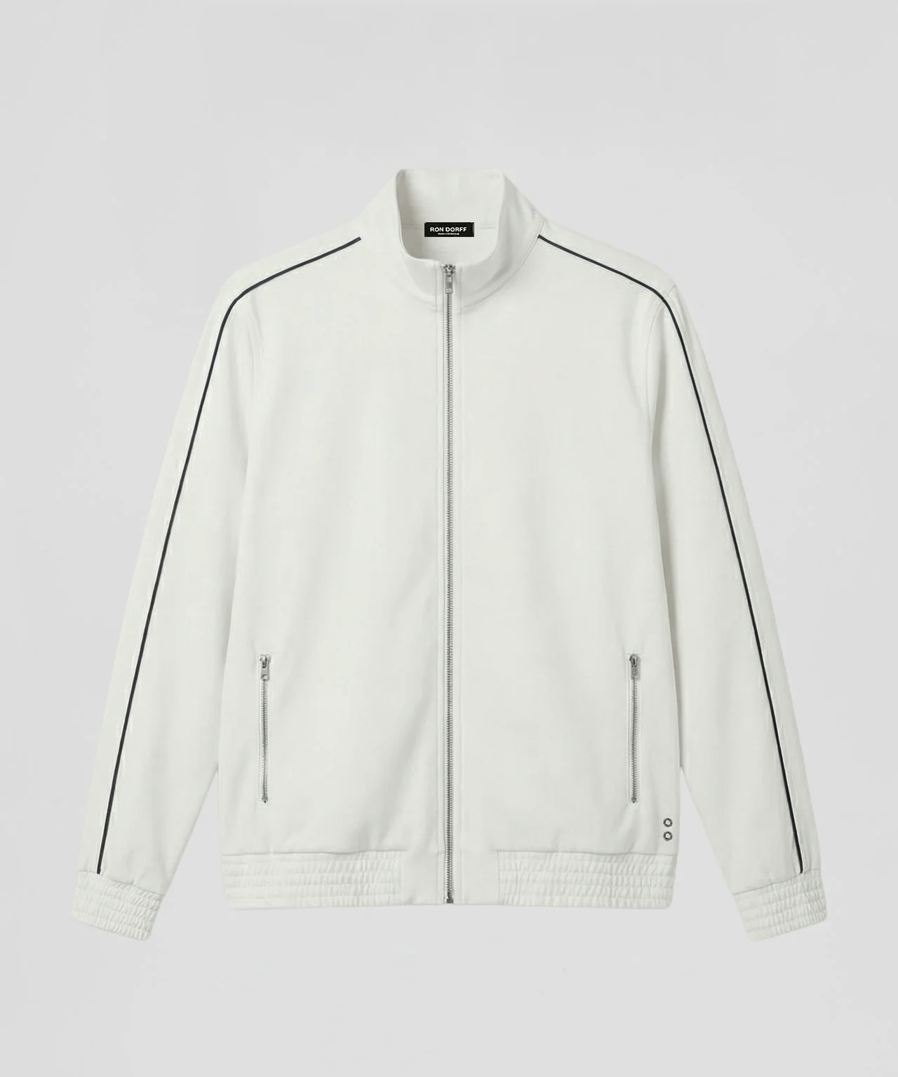 City Jacket w. Piping: Off White - Image 3