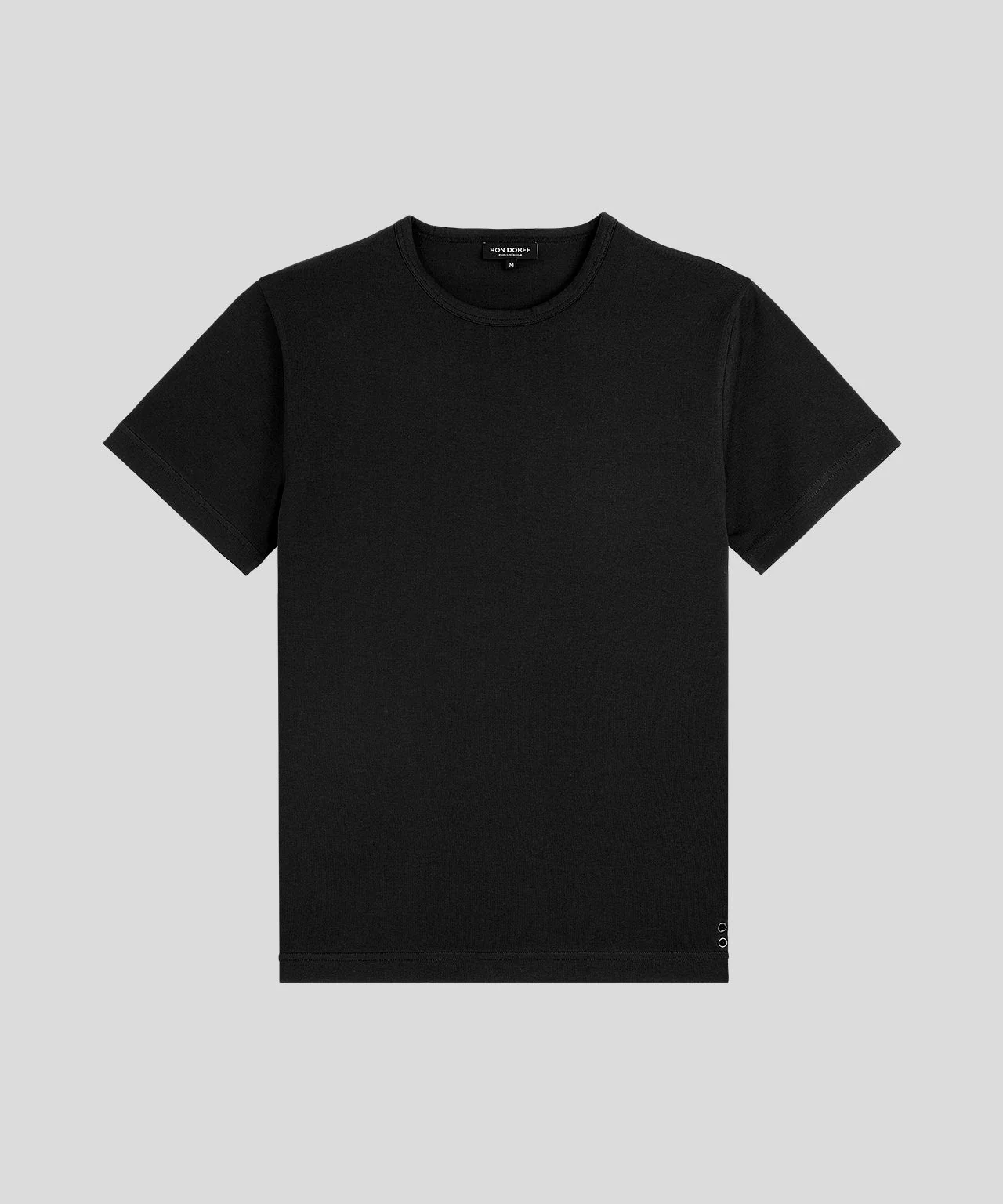 Cotton-Modal T-Shirt Eyelet Edition: Black - Image 3