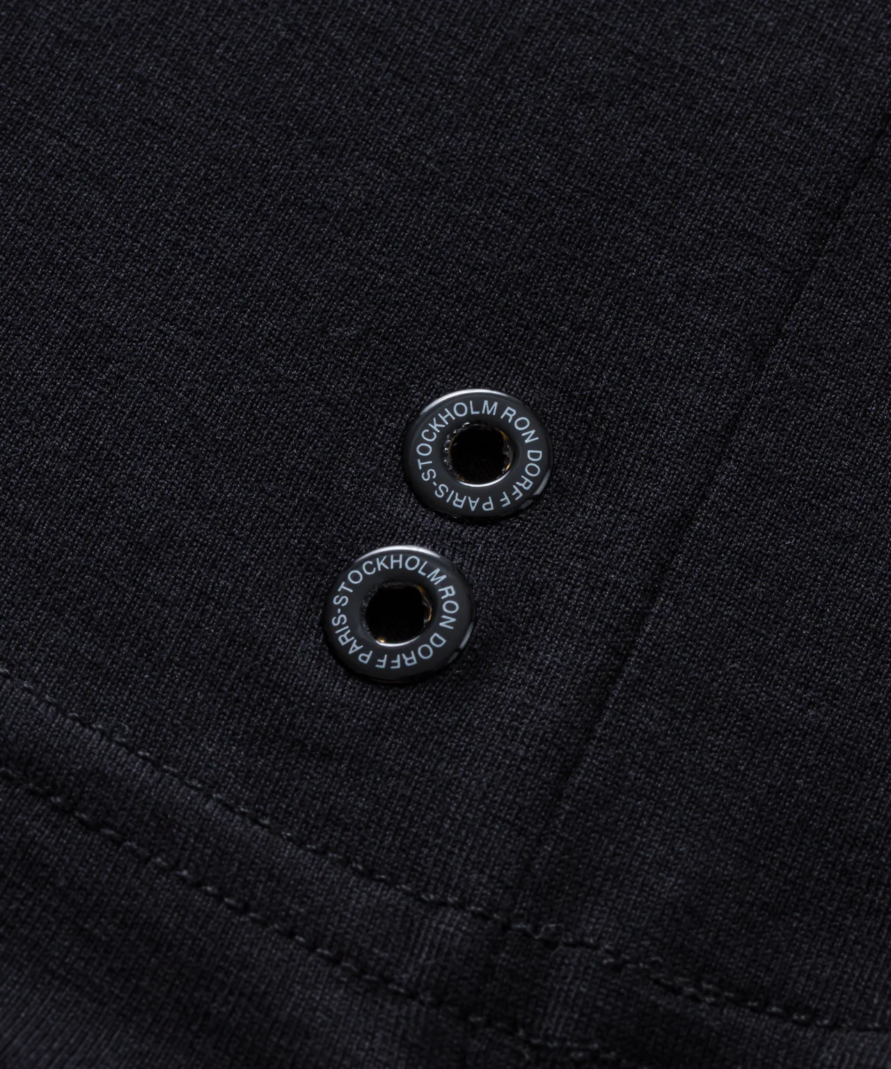 Cotton-Modal T-Shirt Eyelet Edition: Black - Image 4
