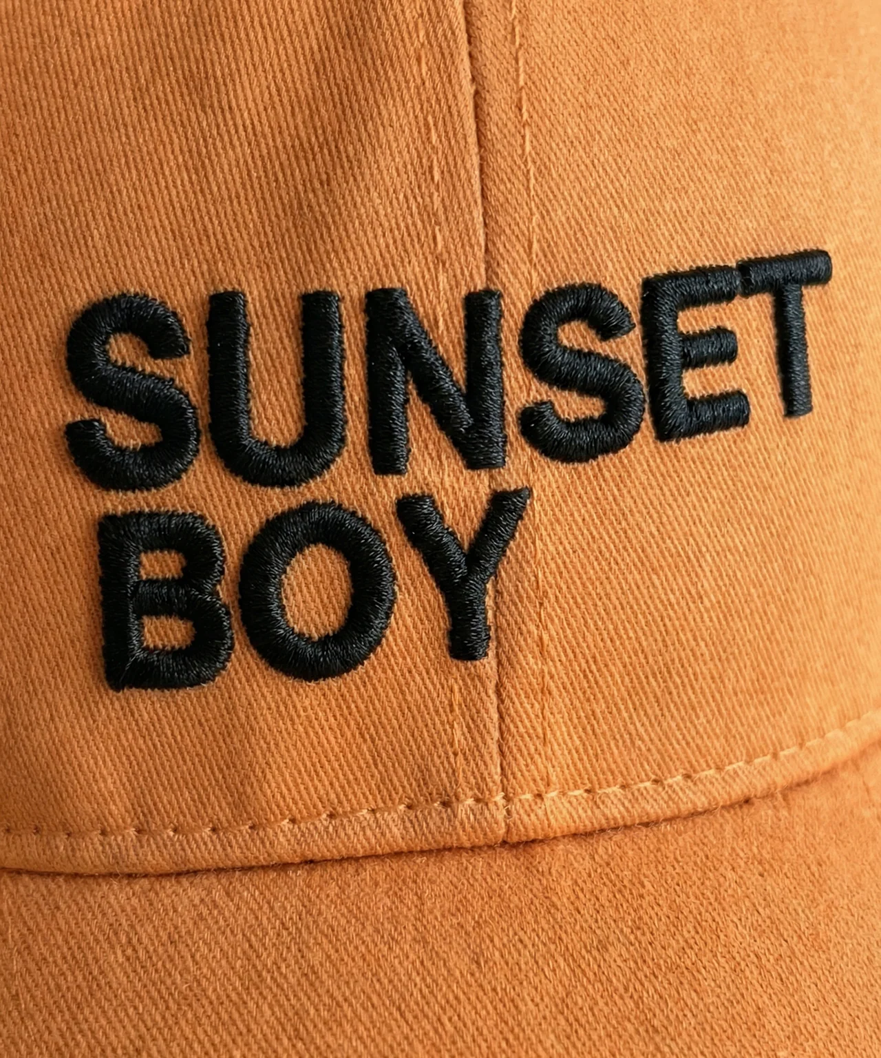 Coach Cap "SUNSET BOY": Sunset Orange - Image 3