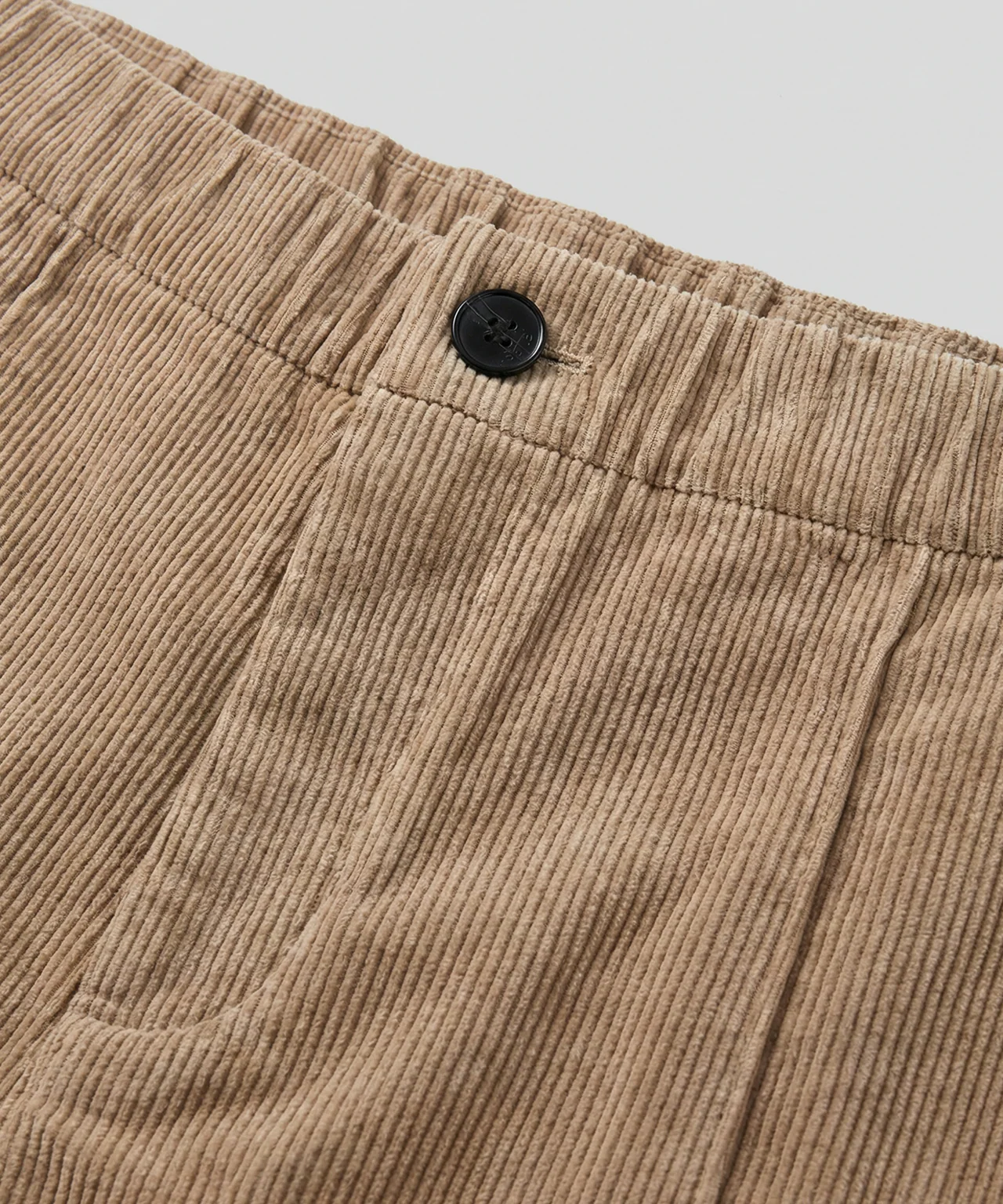 Corduroy Tennis Shorts: Beige - Image 5