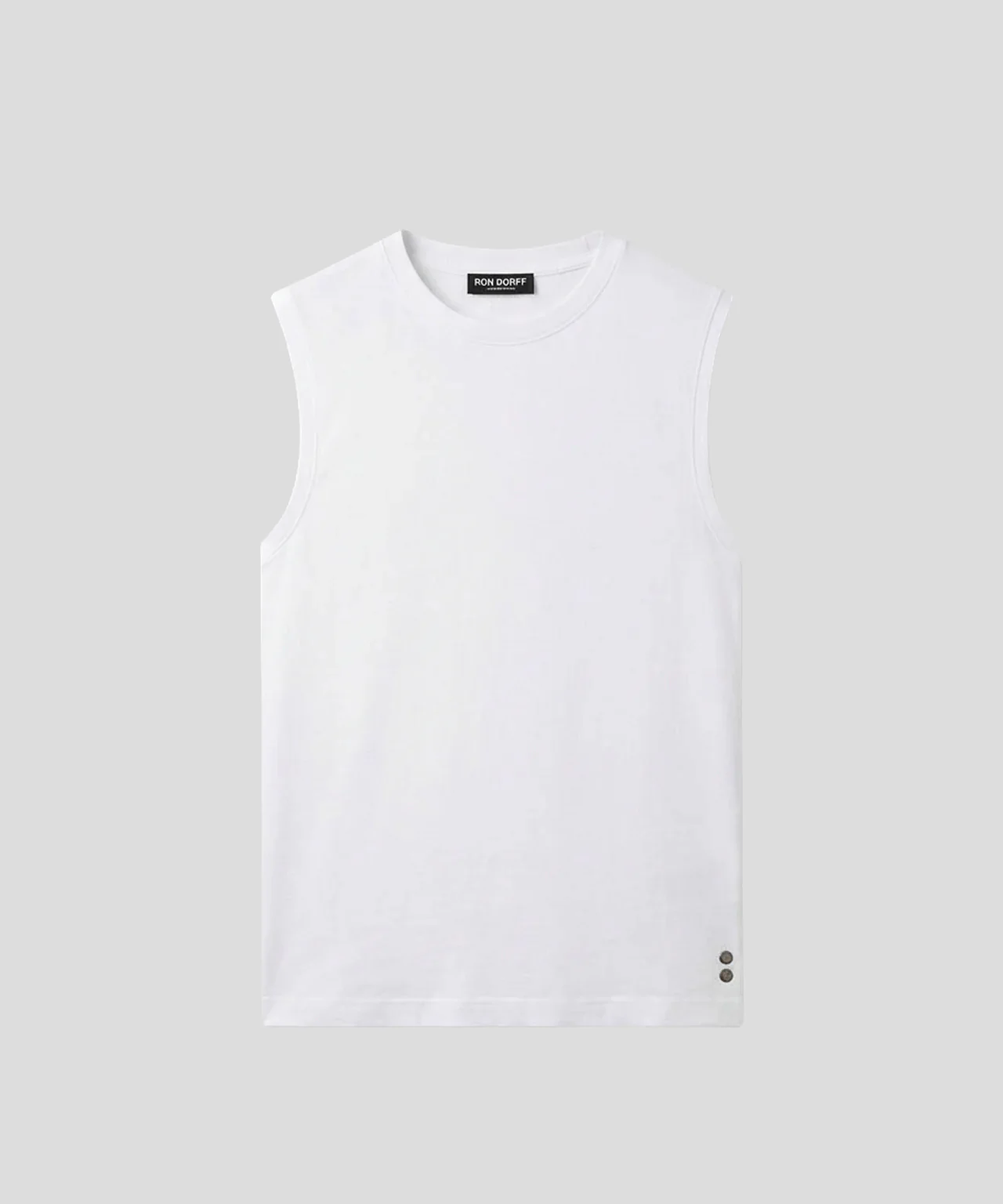 Sleeveless T-Shirt Eyelet Edition: White - Image 3