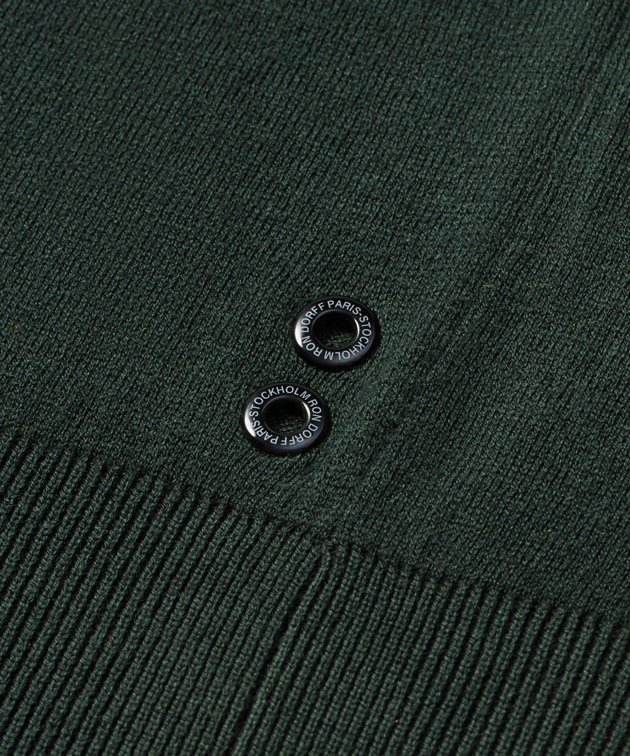 Knitted T-Shirt w. Drawstrings: Court Green - Image 5