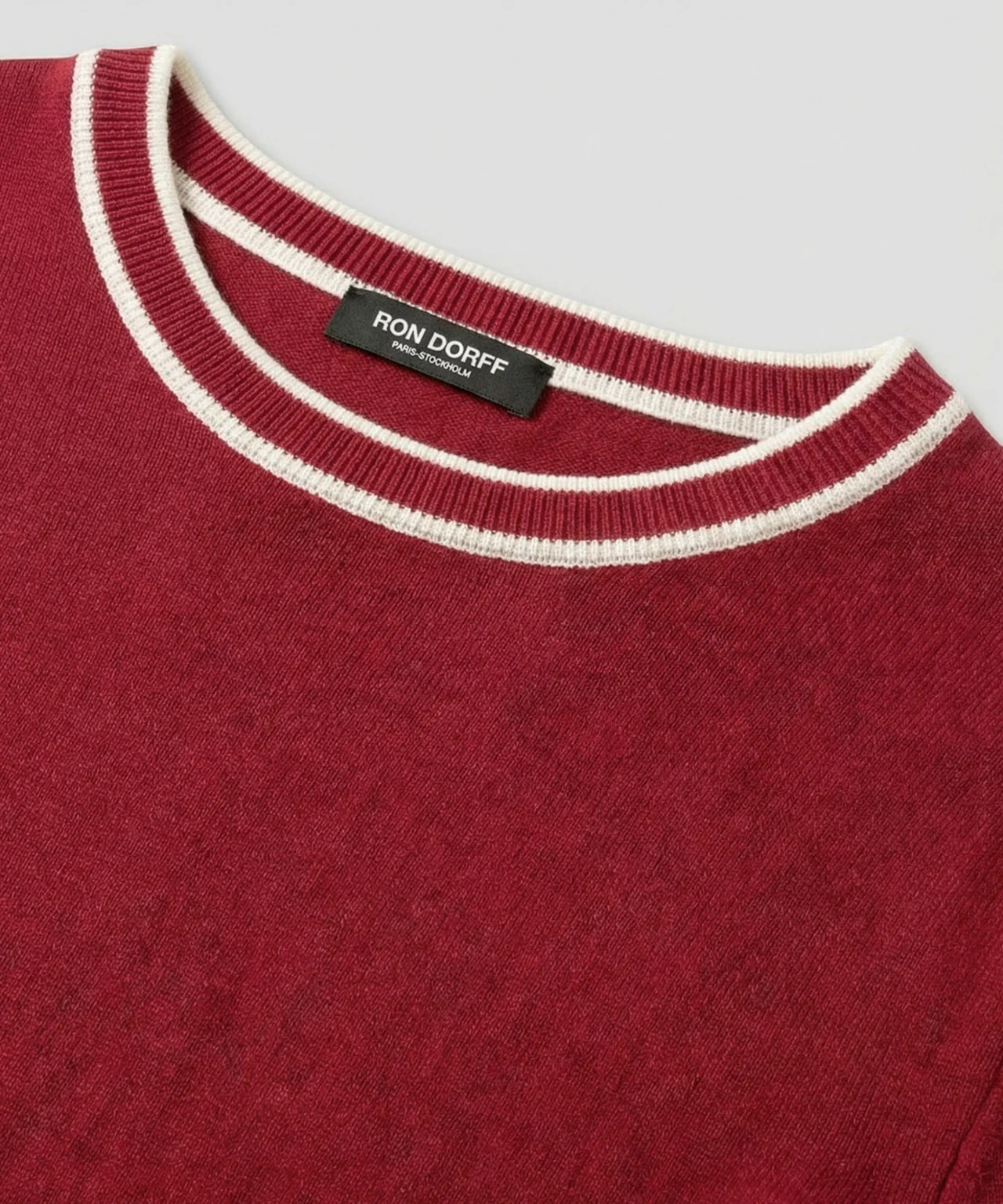 Knitted T-Shirt: Red - Image 4
