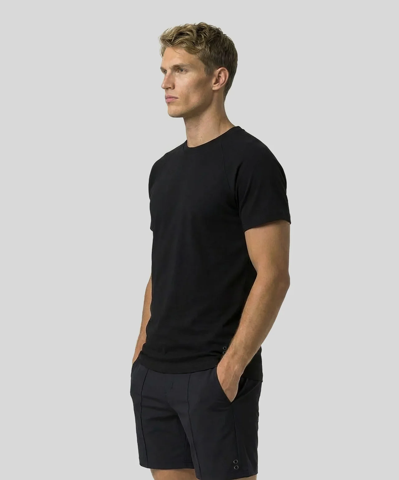 Light Organic Cotton Sweatshirt: Black - Image 2