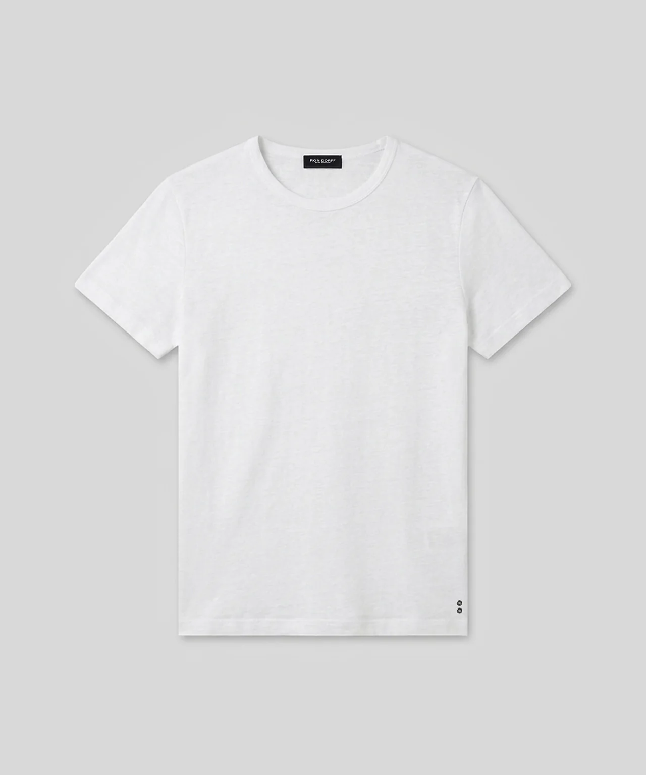 Linen T-Shirt Eyelet Edition: White - Image 3