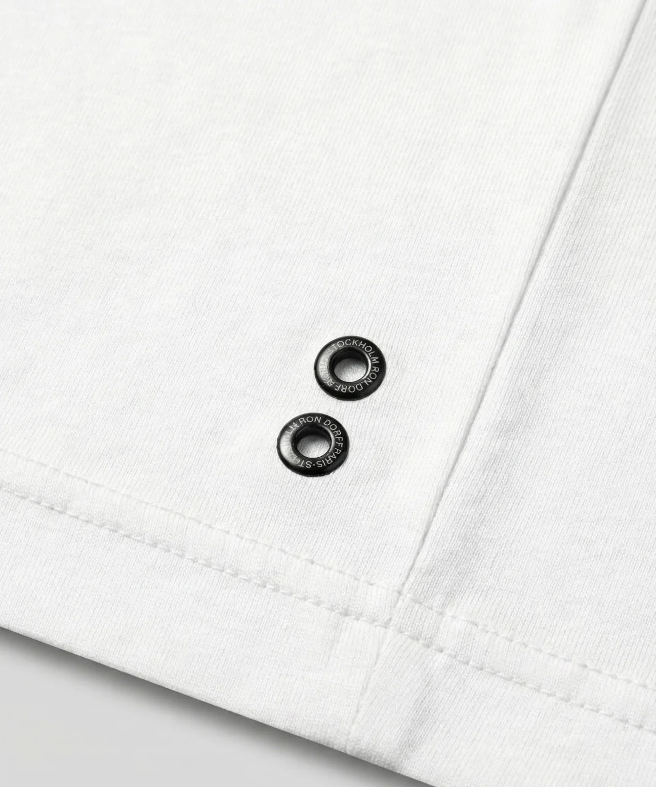 Linen T-Shirt Eyelet Edition: White - Image 4