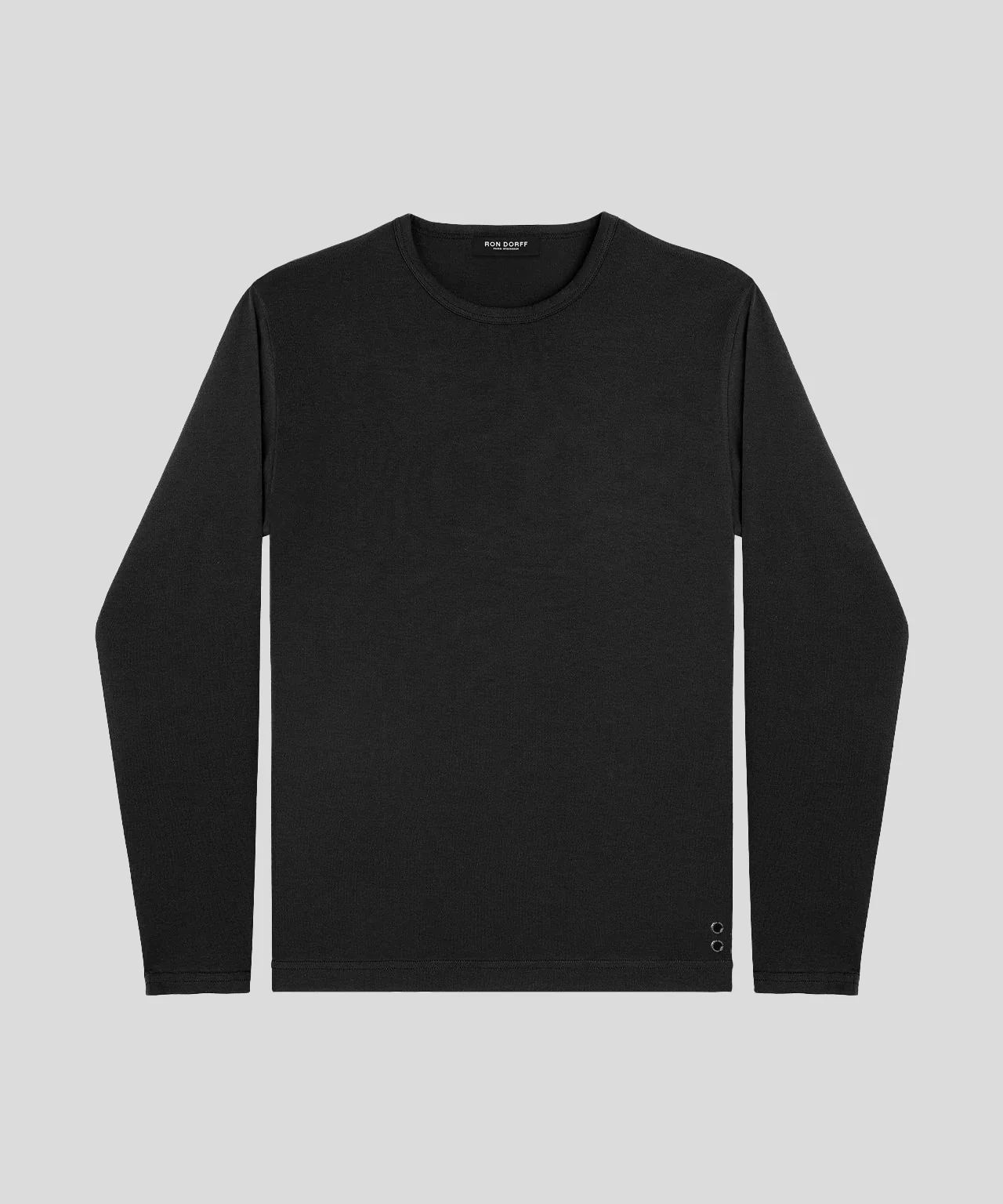 Long Sleeve T-Shirt Eyelet Edition: Black - Image 3