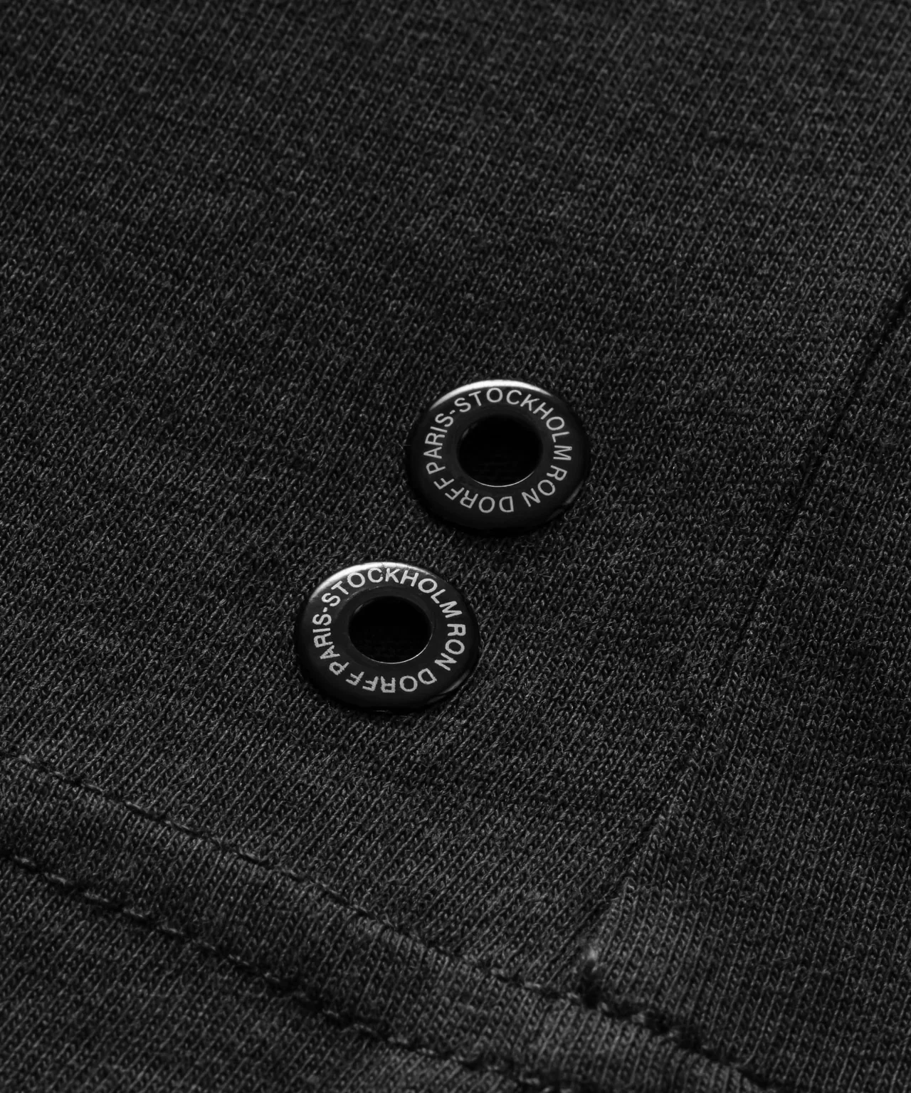 Long Sleeve T-Shirt Eyelet Edition: Black - Image 4