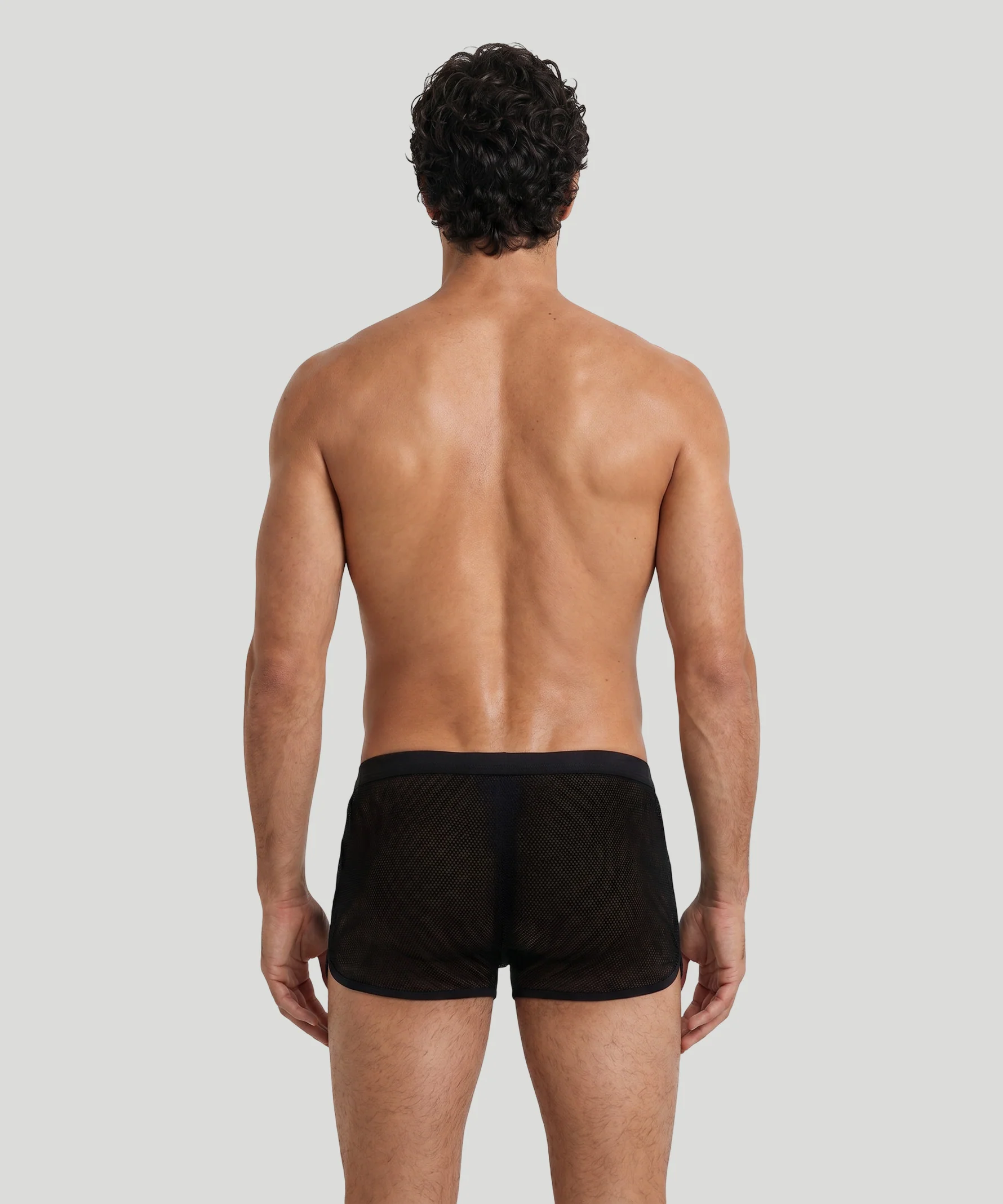 Mesh Marathon Boxer Briefs: Black - Image 3