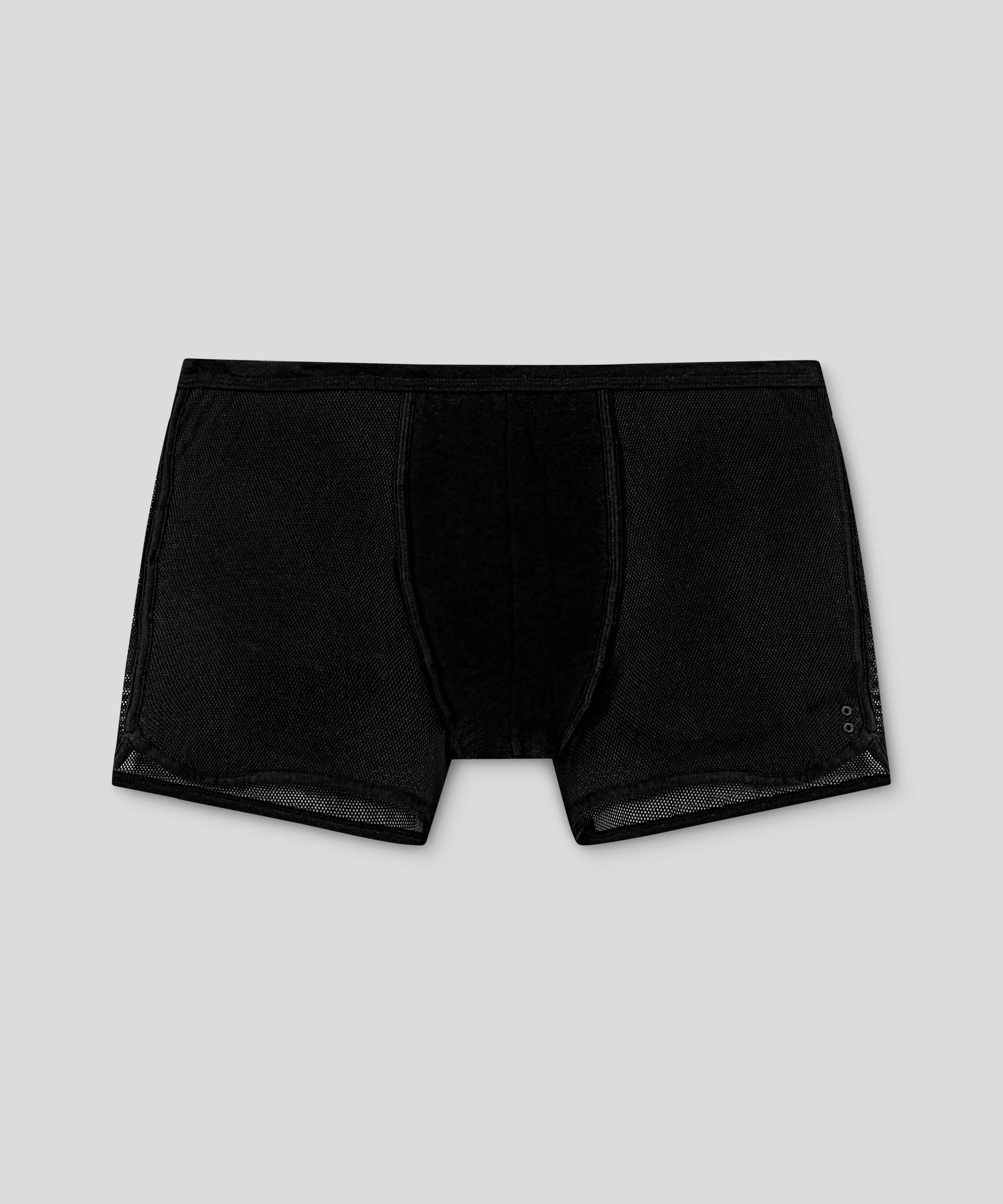 Mesh Marathon Boxer Briefs: Black - Image 4