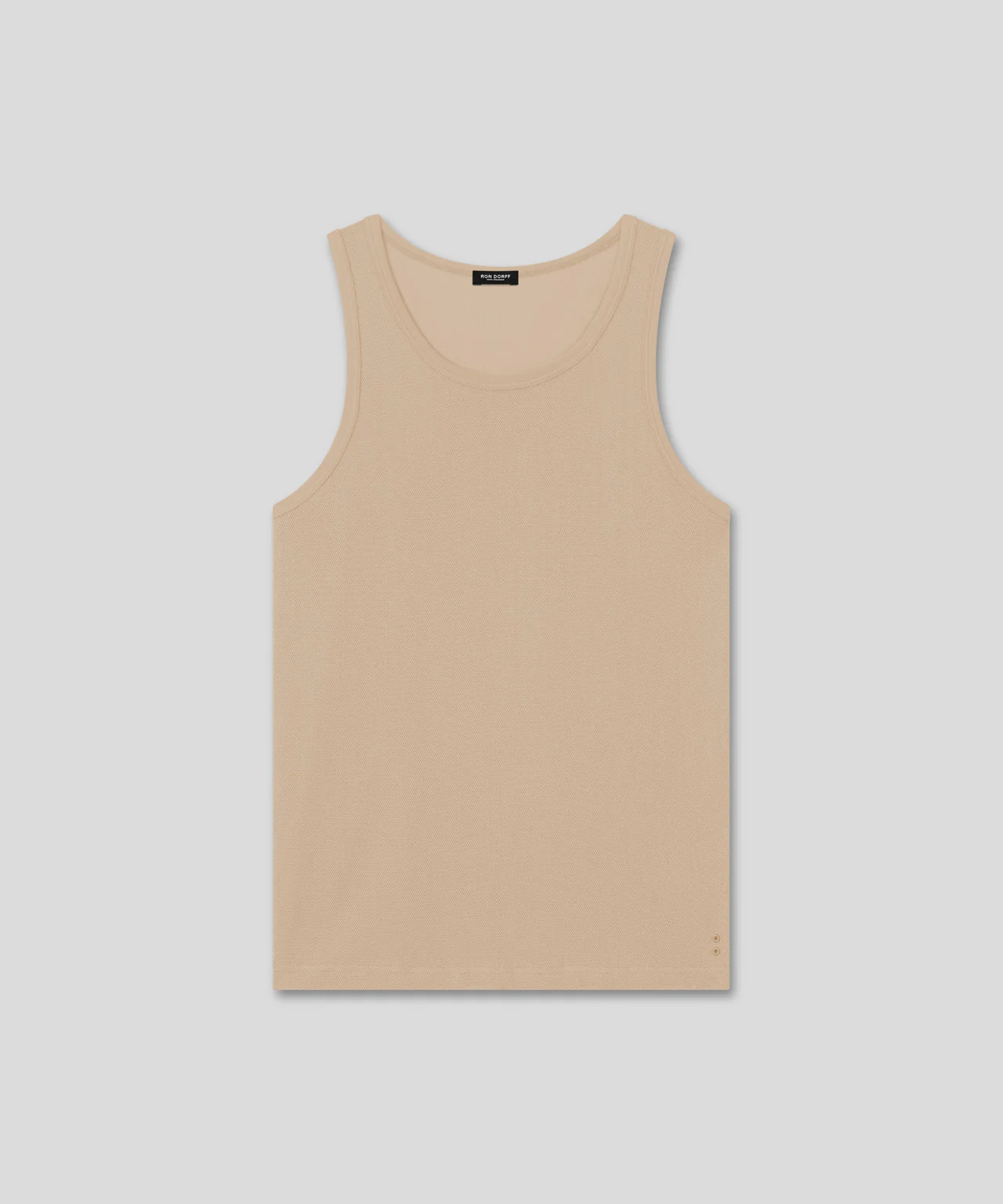 Mesh Tank Top: Nude - Image 3