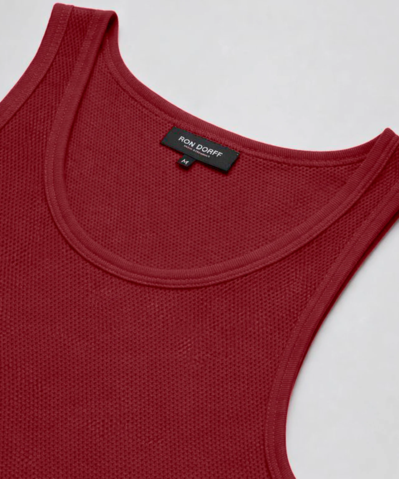 Mesh Tank Top: Red - Image 4