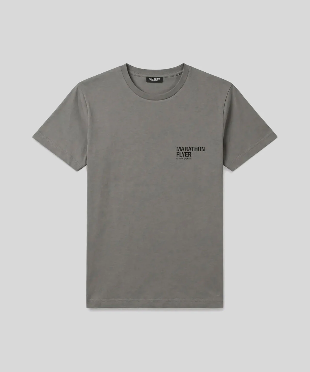 Organic Cotton T-Shirt "MARATHON FLYER": Army Green - Image 3