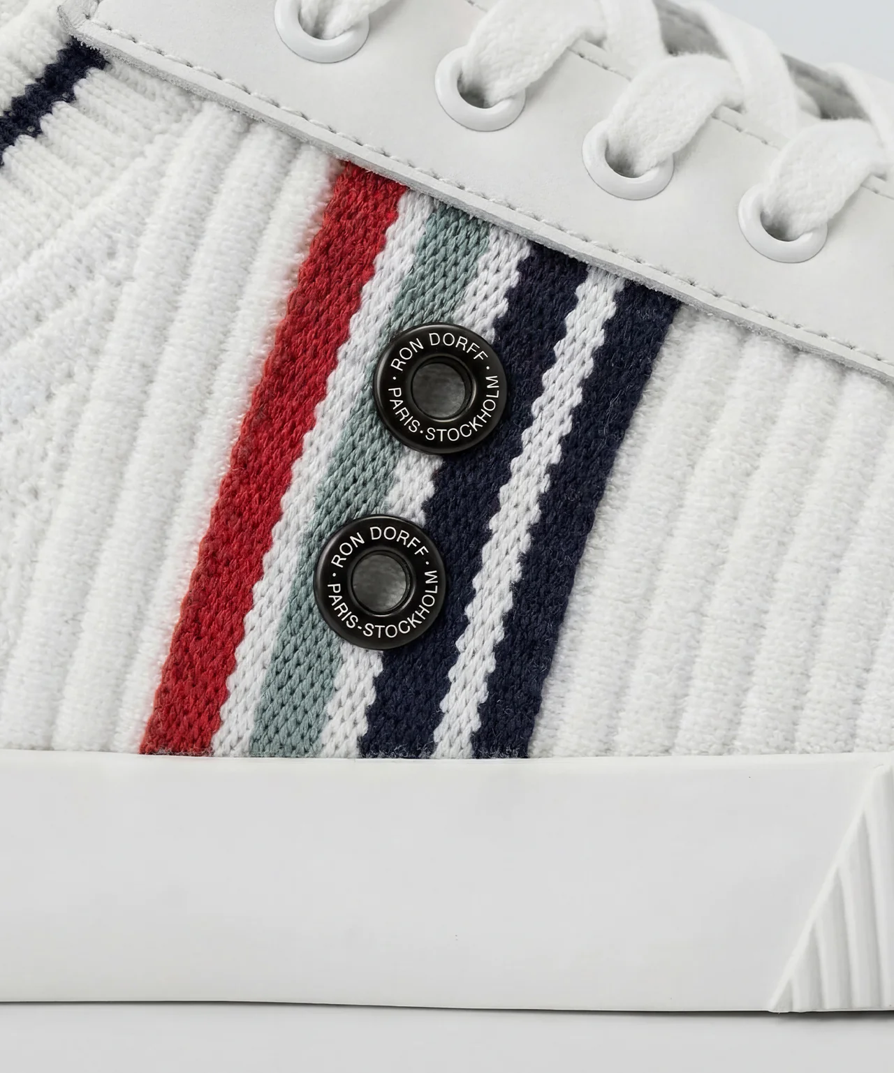 RD Knit Sneakers: Shocking Red - Image 3