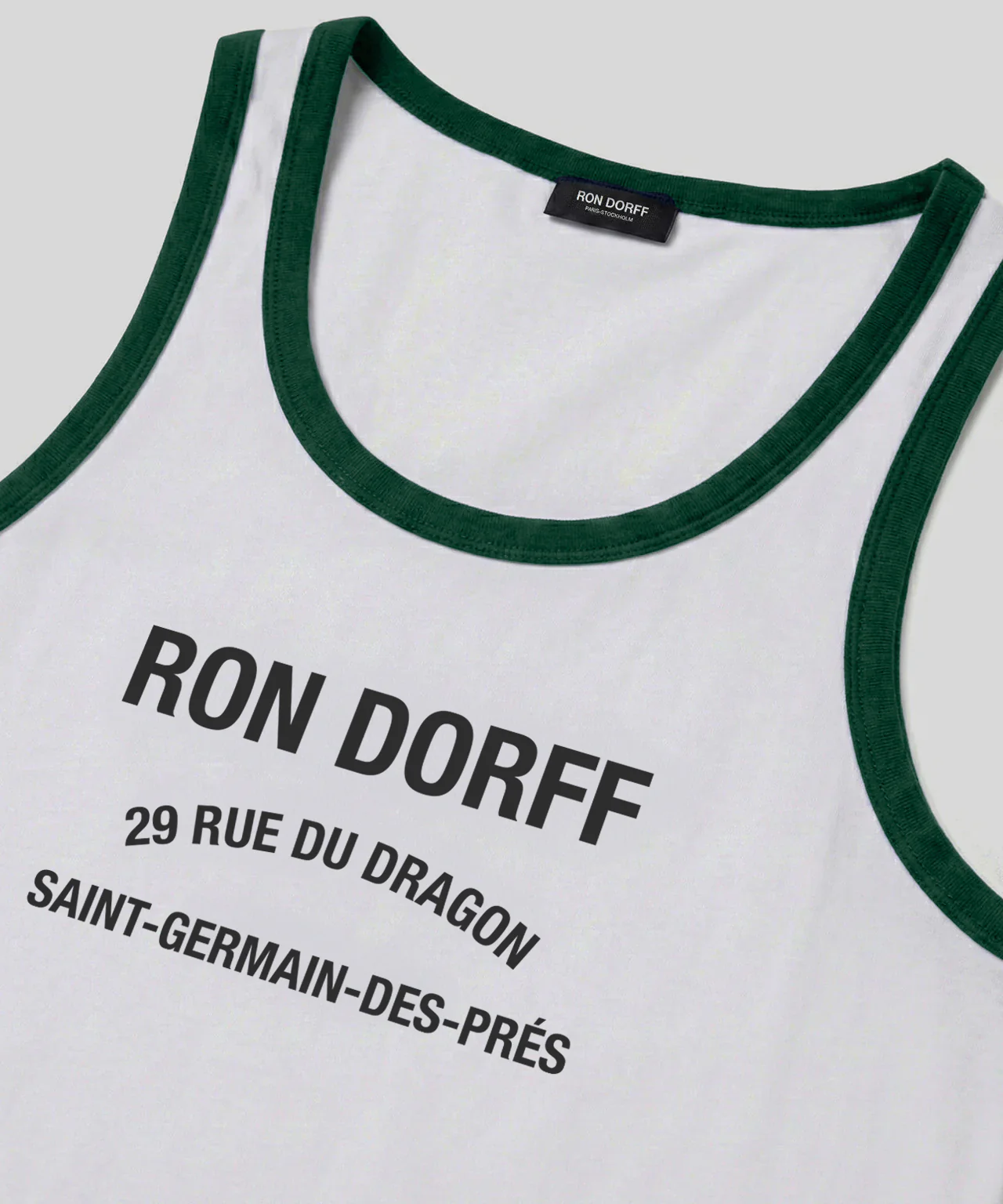 RD Sports Tank Top "DRAGON": Court Green - Image 4