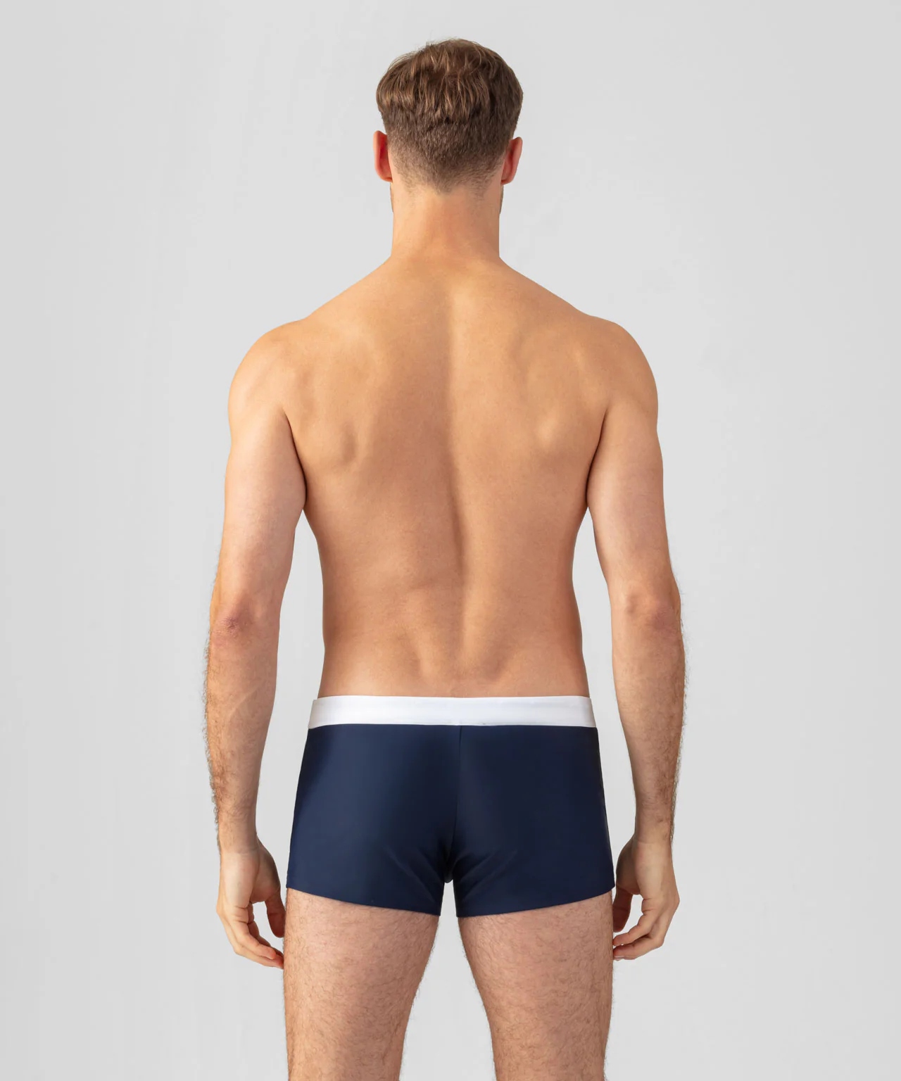 Swim Trunks w. Waistband: Navy - Image 3