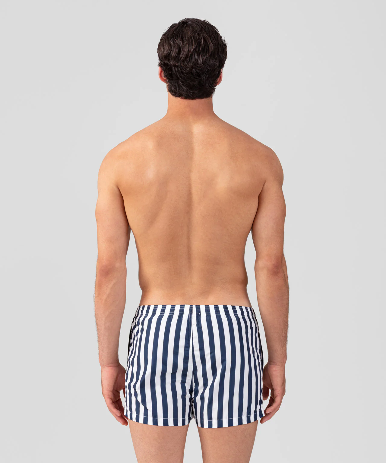 Swim Shorts Vertical Stripes: Navy/White - Image 3
