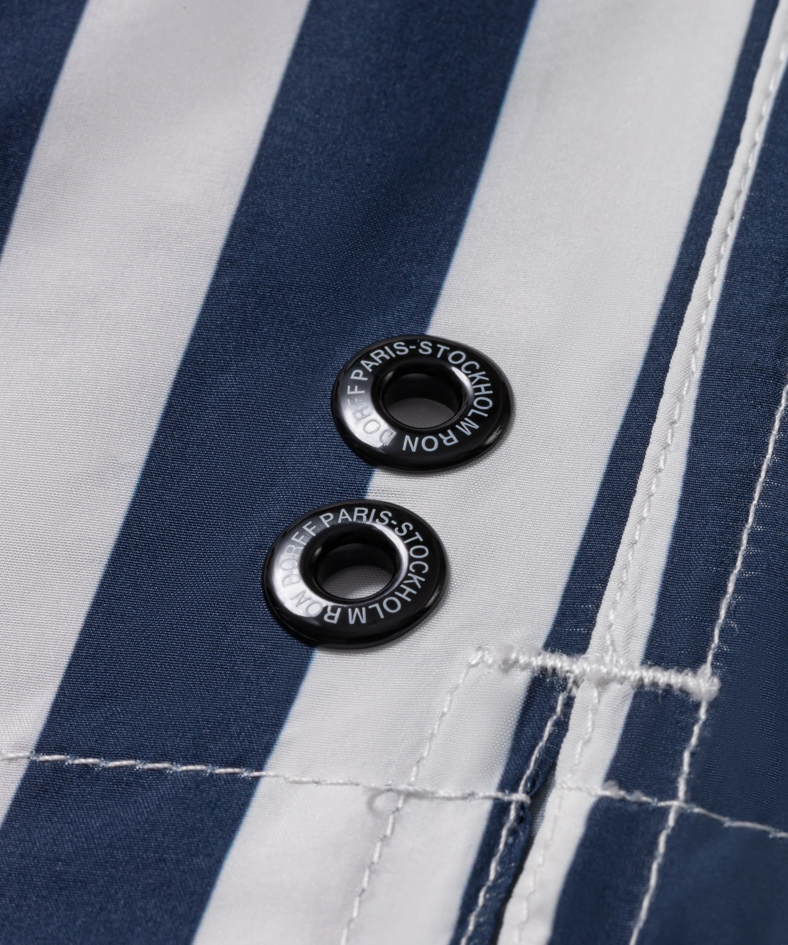 Swim Shorts Vertical Stripes: Navy/White - Image 5