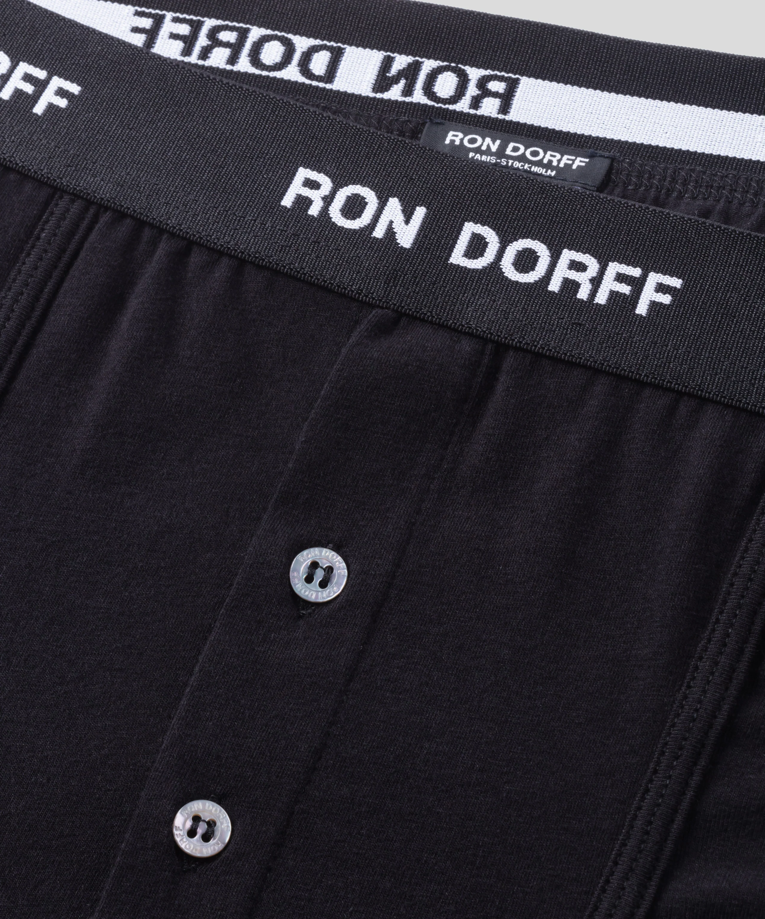 RON DORFF Long Johns: Black - Image 4