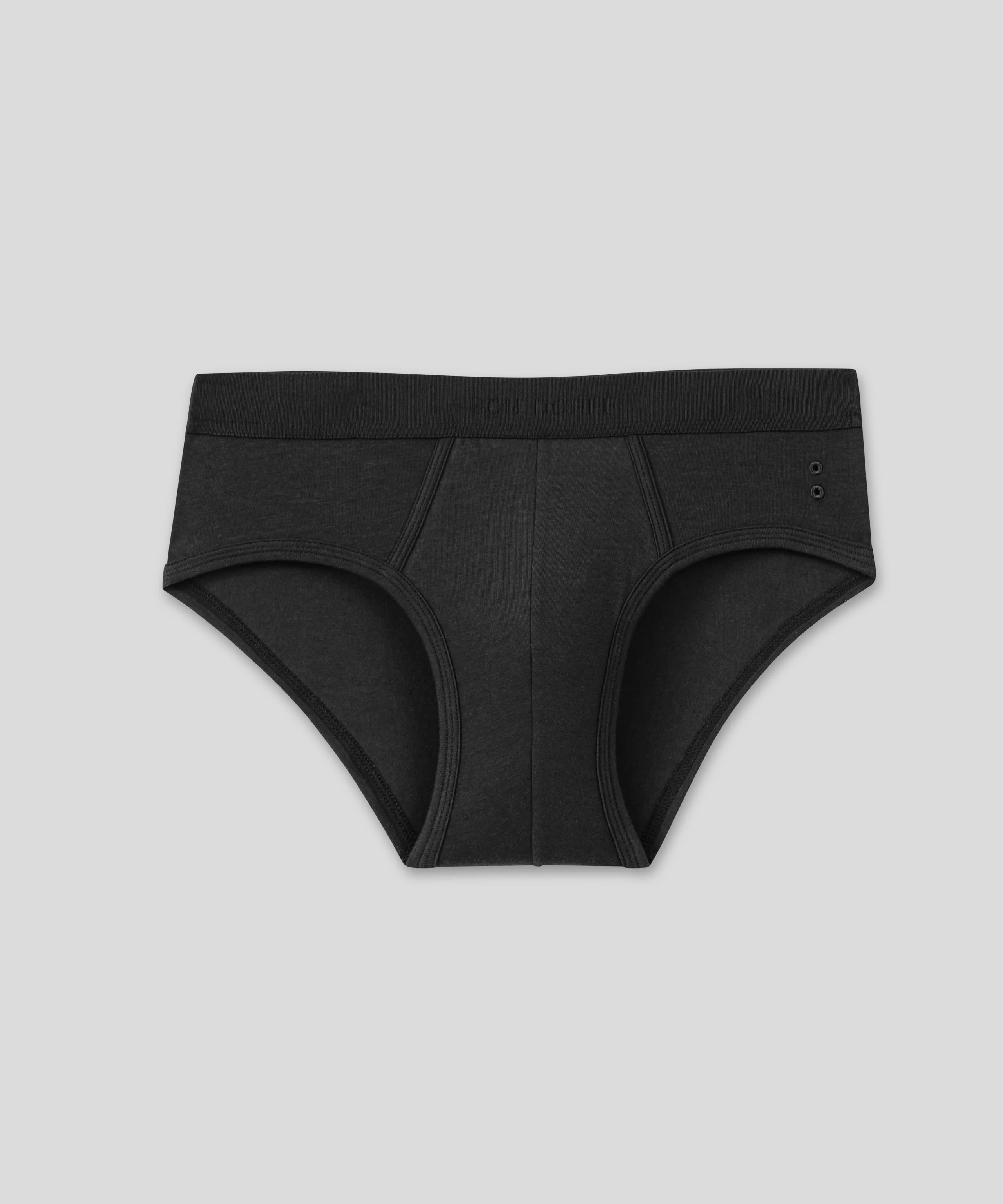 RON DORFF Y-Front Briefs: Black - Image 3