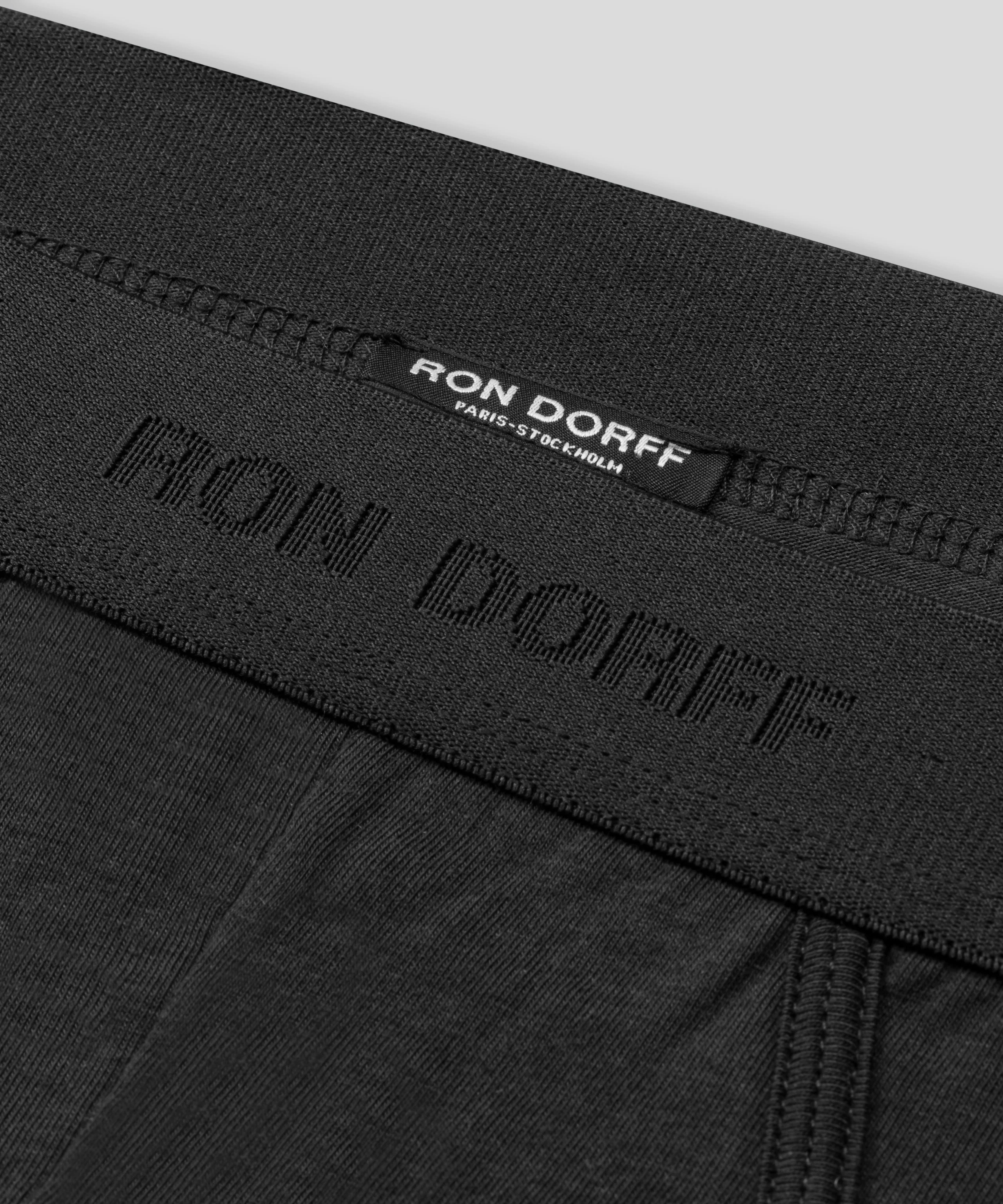 RON DORFF Y-Front Briefs: Black - Image 4