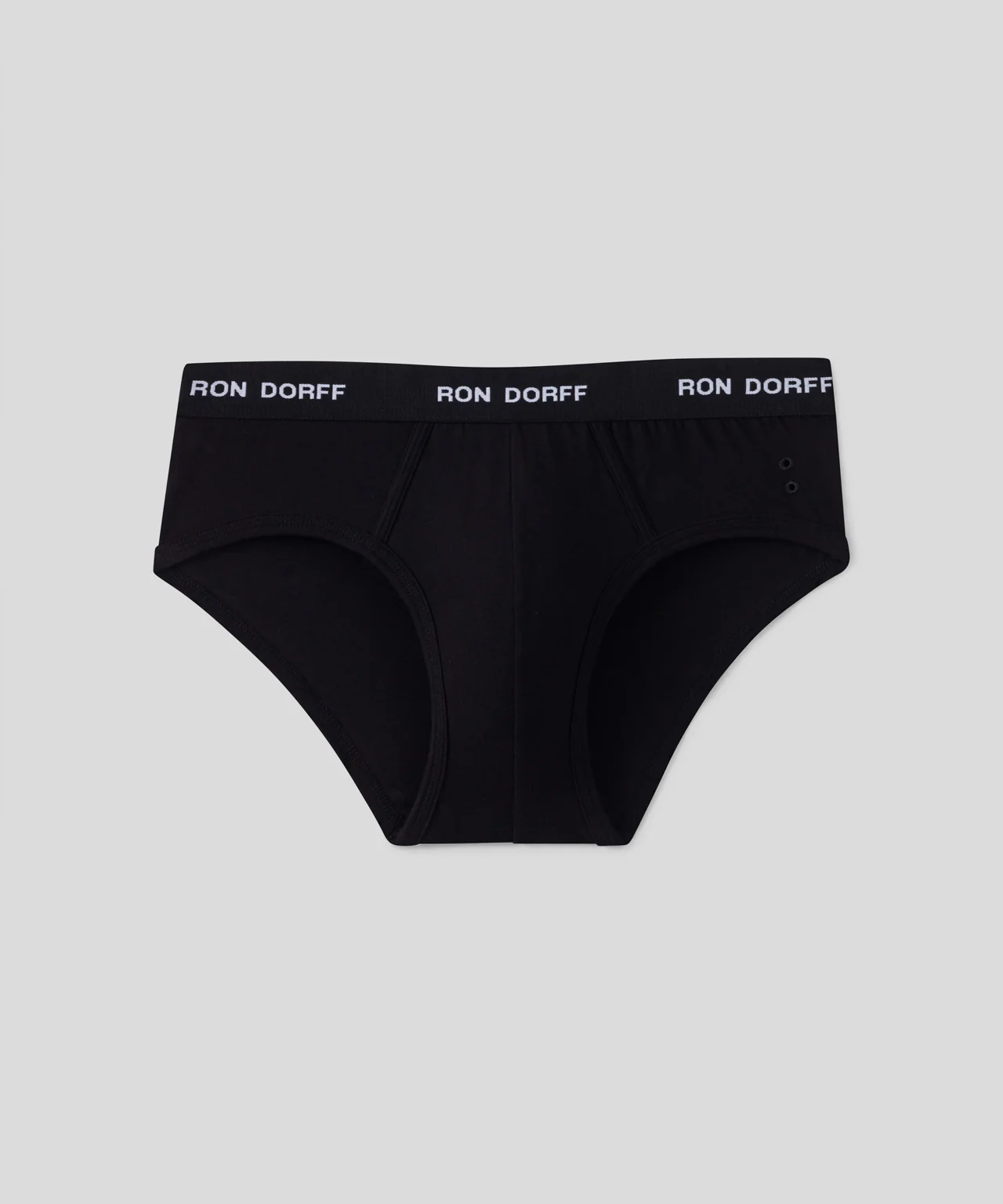 RON DORFF Y-Front Briefs "Black Edition": Black - Image 3