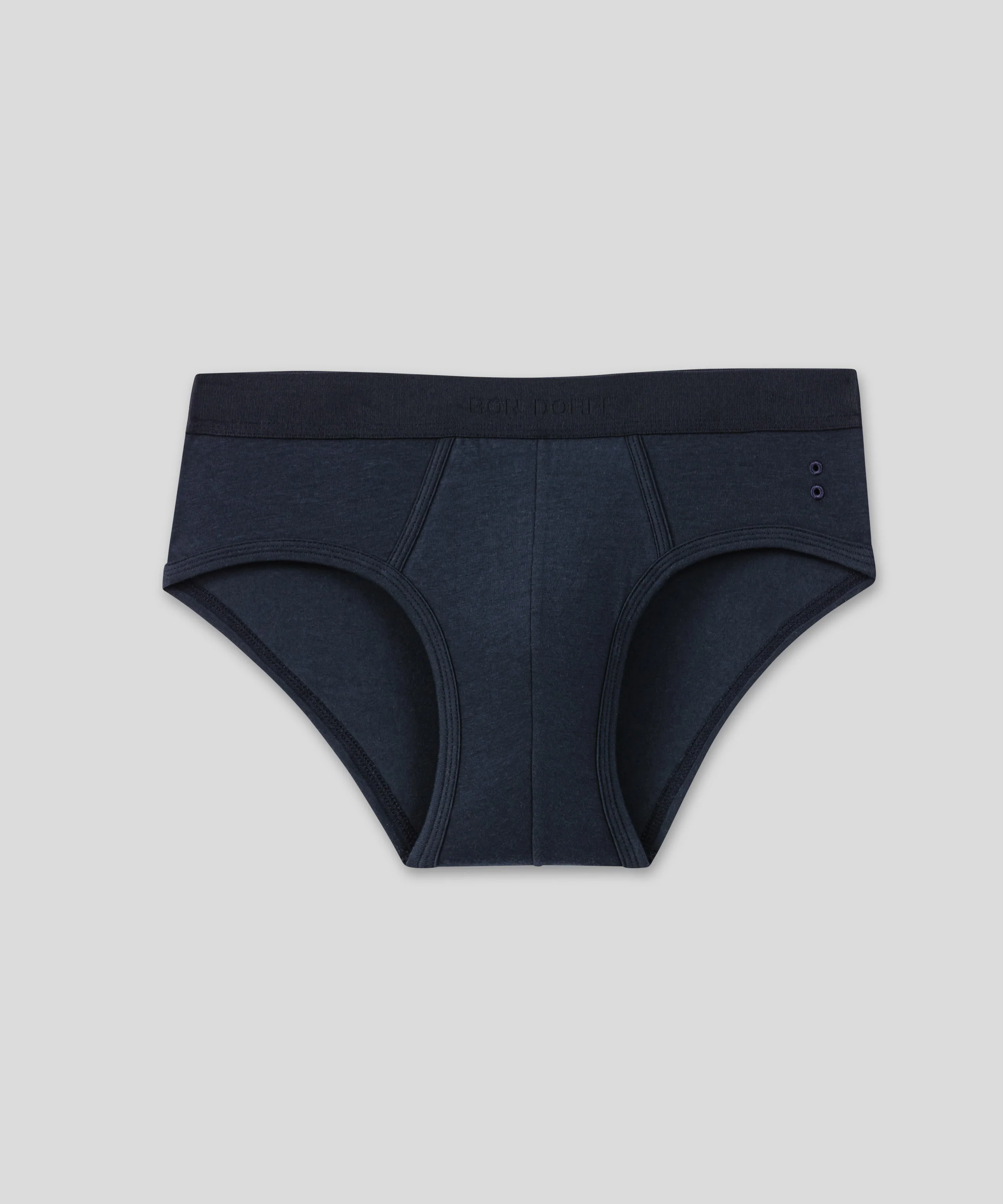 RON DORFF Y-Front Briefs: Navy - Image 3