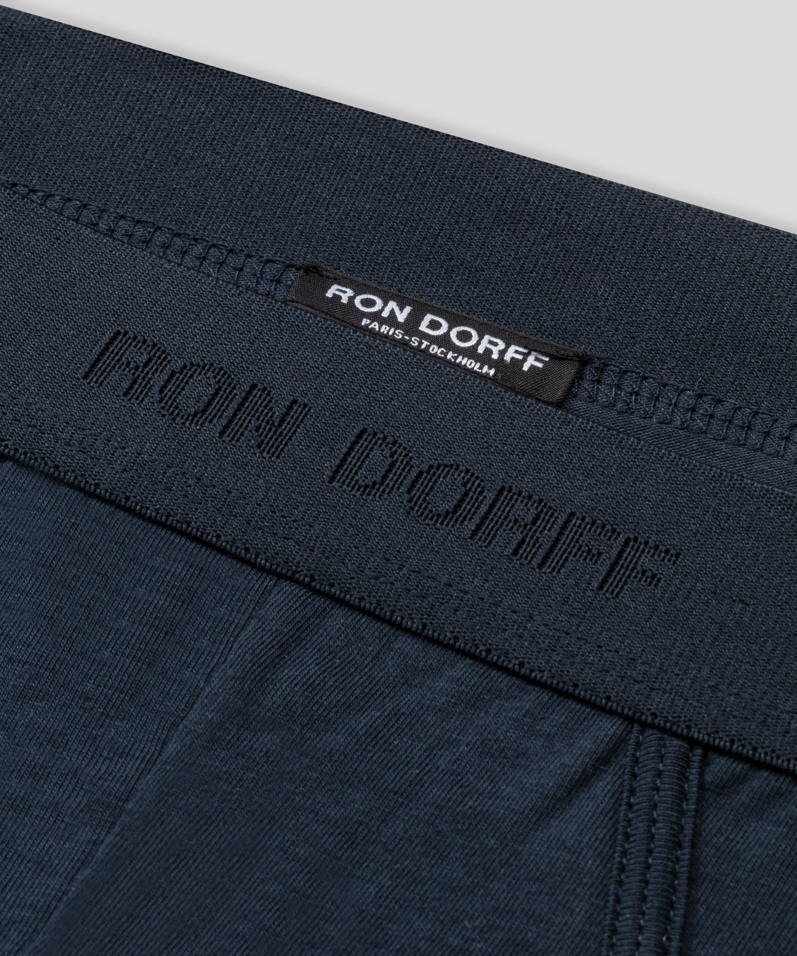 RON DORFF Y-Front Briefs: Navy - Image 4