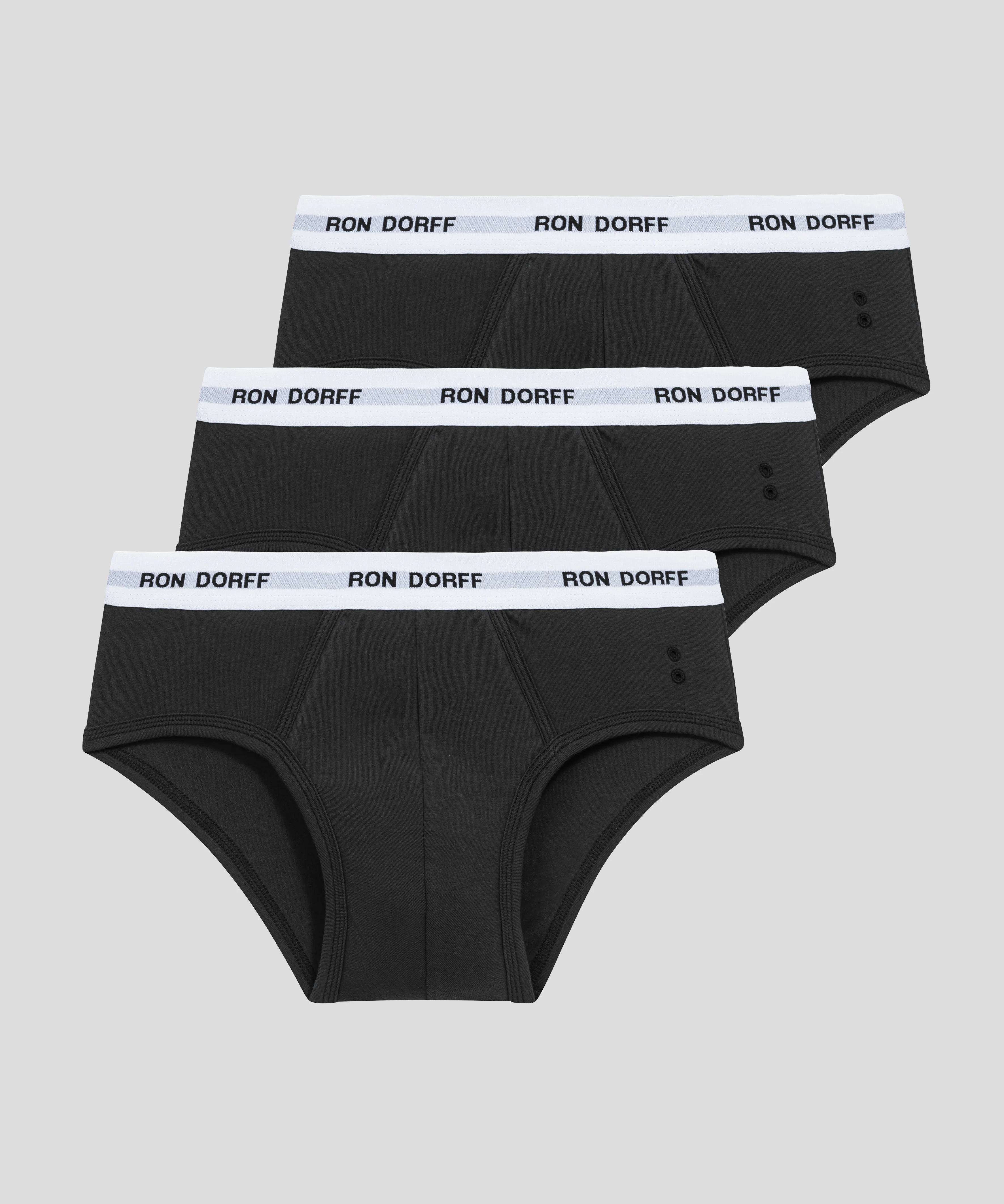 RON DORFF Y-Front Briefs Kit: Black - Image 4