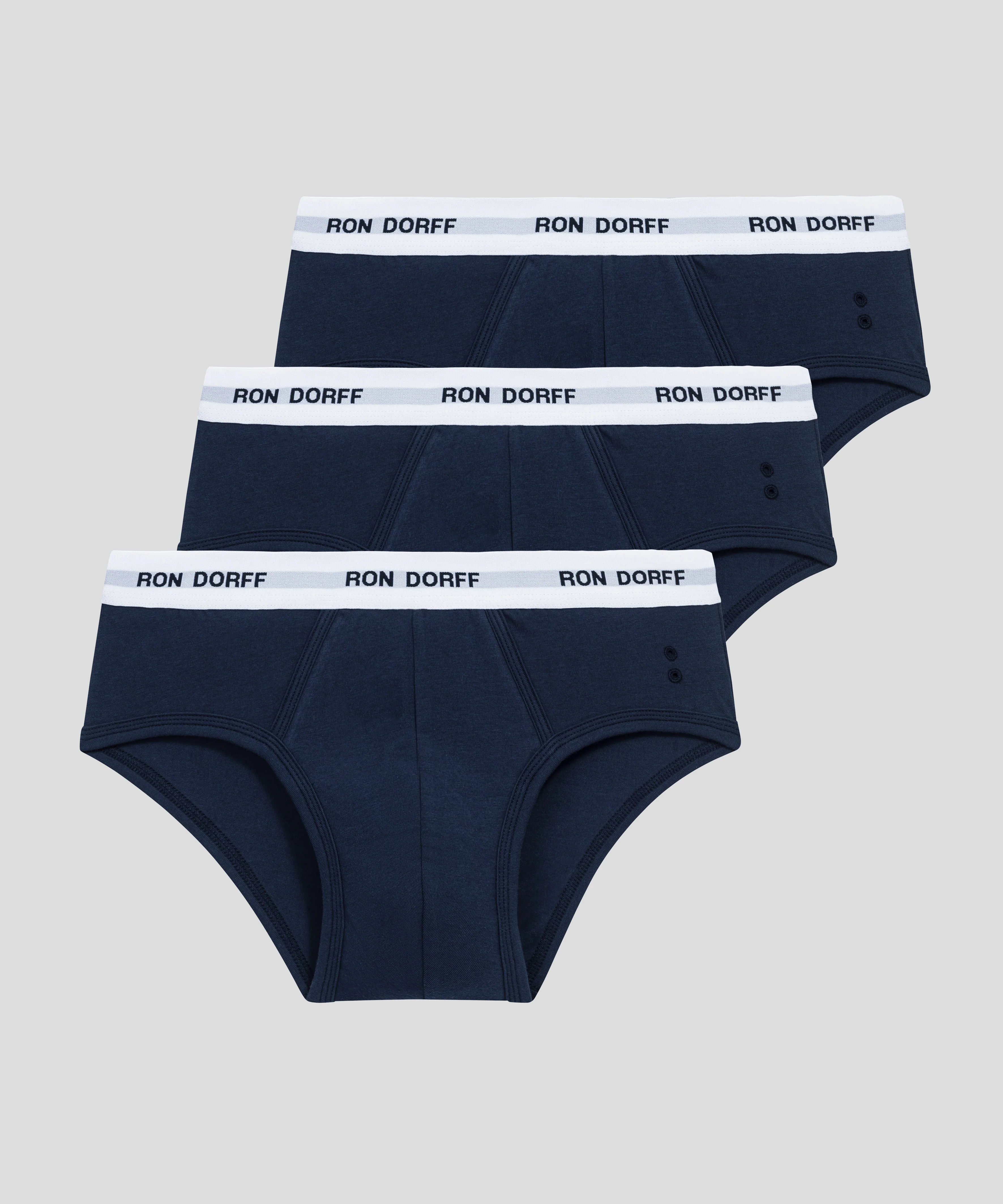 RON DORFF Y-Front Briefs Kit: Navy - Image 4