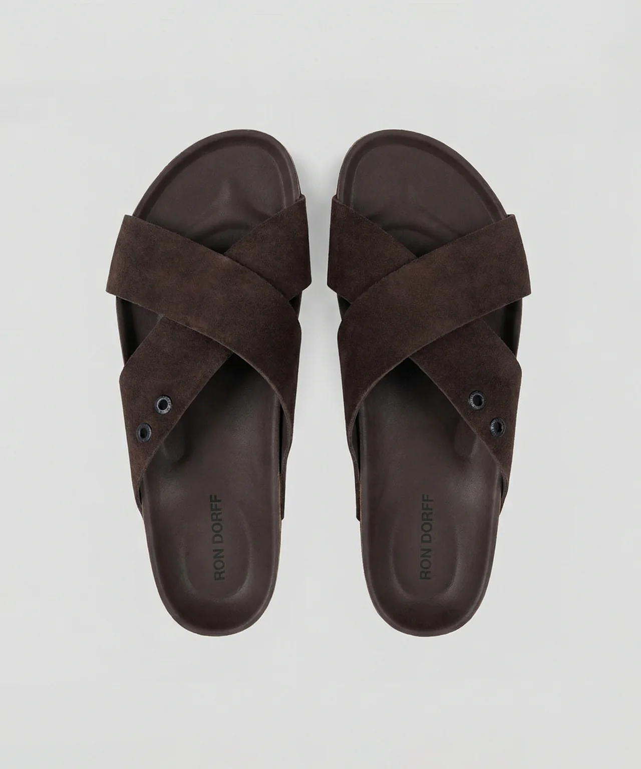 RD Leather Sandals: Espresso - Image 3