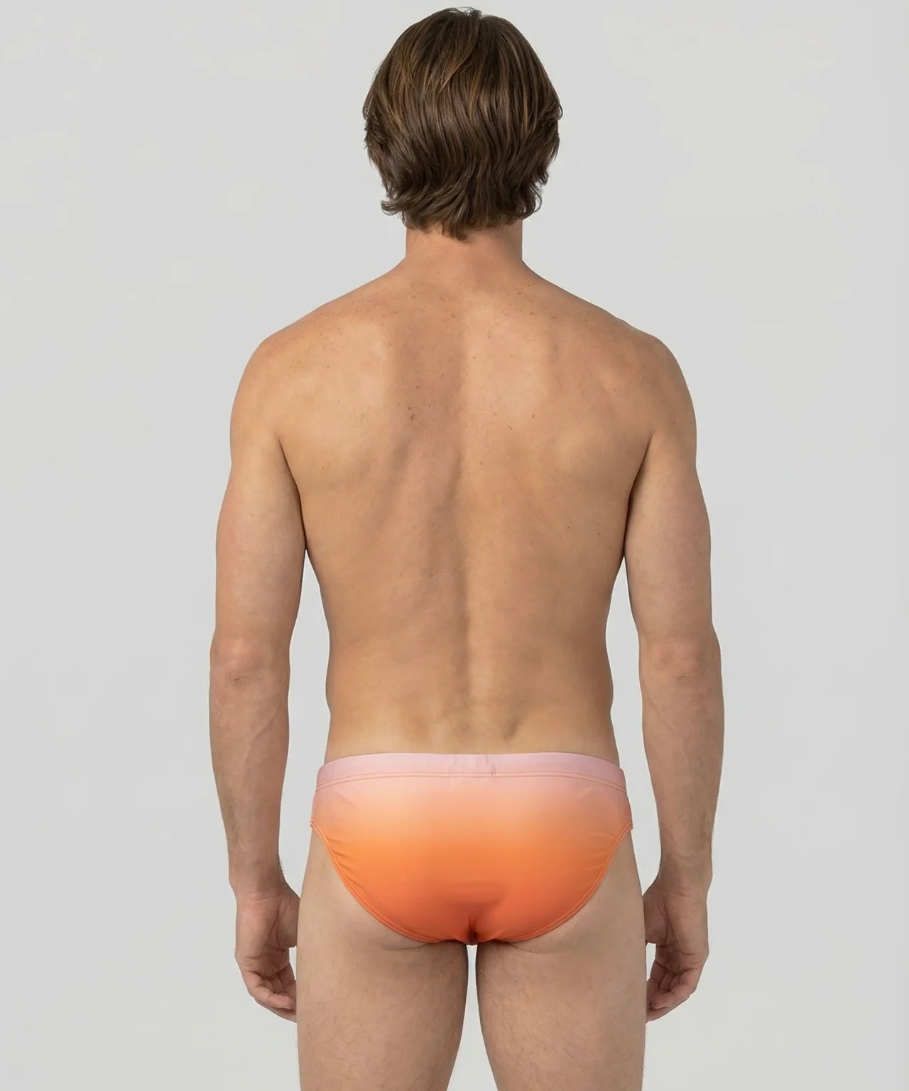 Slim Swim Briefs: Sunset Orange - Image 3