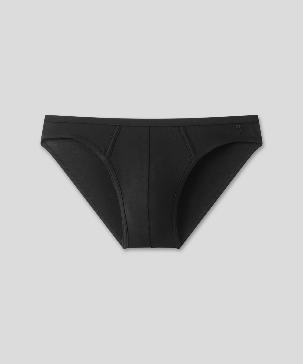 Slim Y-Front Briefs: Black - Image 3