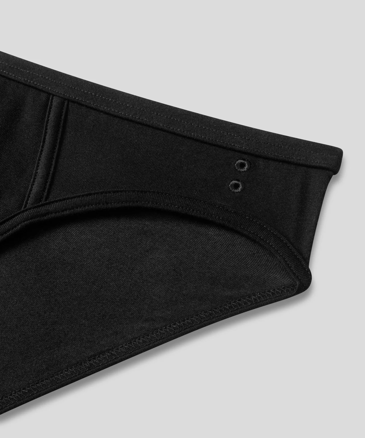 Slim Y-Front Briefs: Black - Image 5