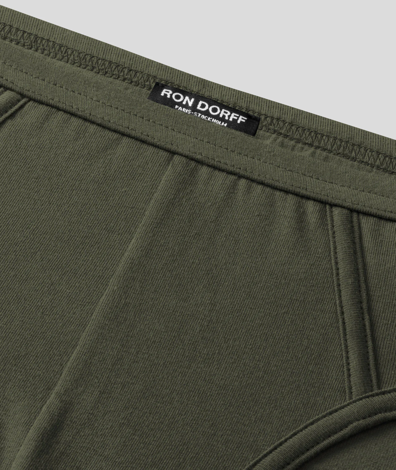 Slim Y-Front Briefs: Military Green - Image 4