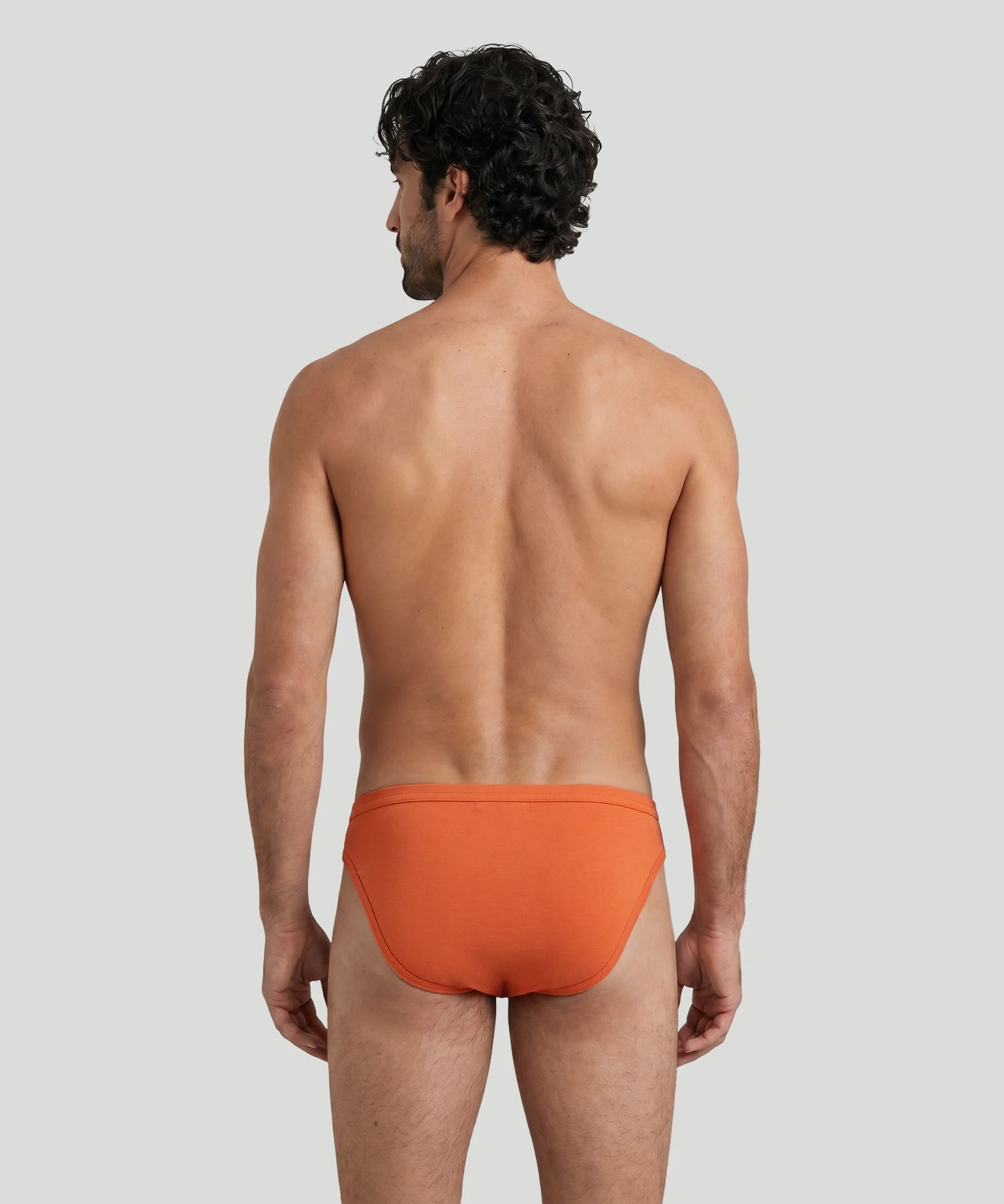 Slim Y-Front Briefs: Orange Dust - Image 2