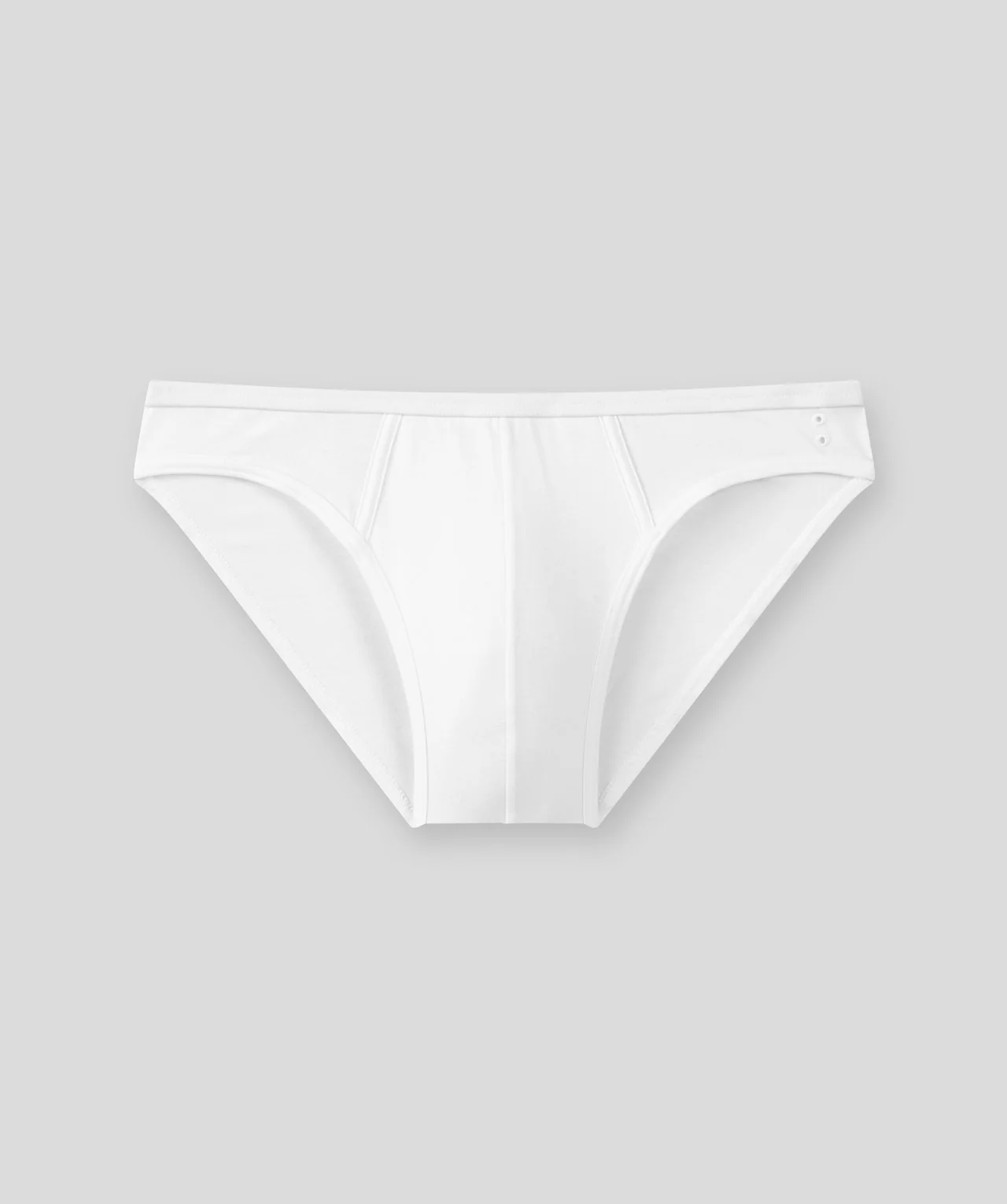 Slim Y-Front Briefs: White - Image 3
