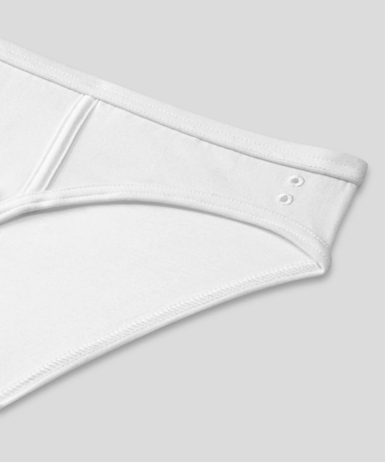 Slim Y-Front Briefs: White - Image 5