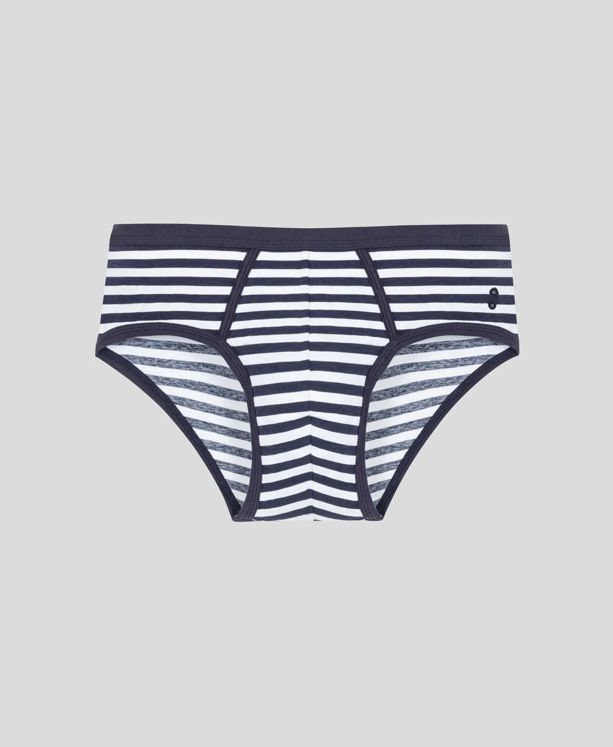 Y-Front Briefs: Navy/White - Image 3