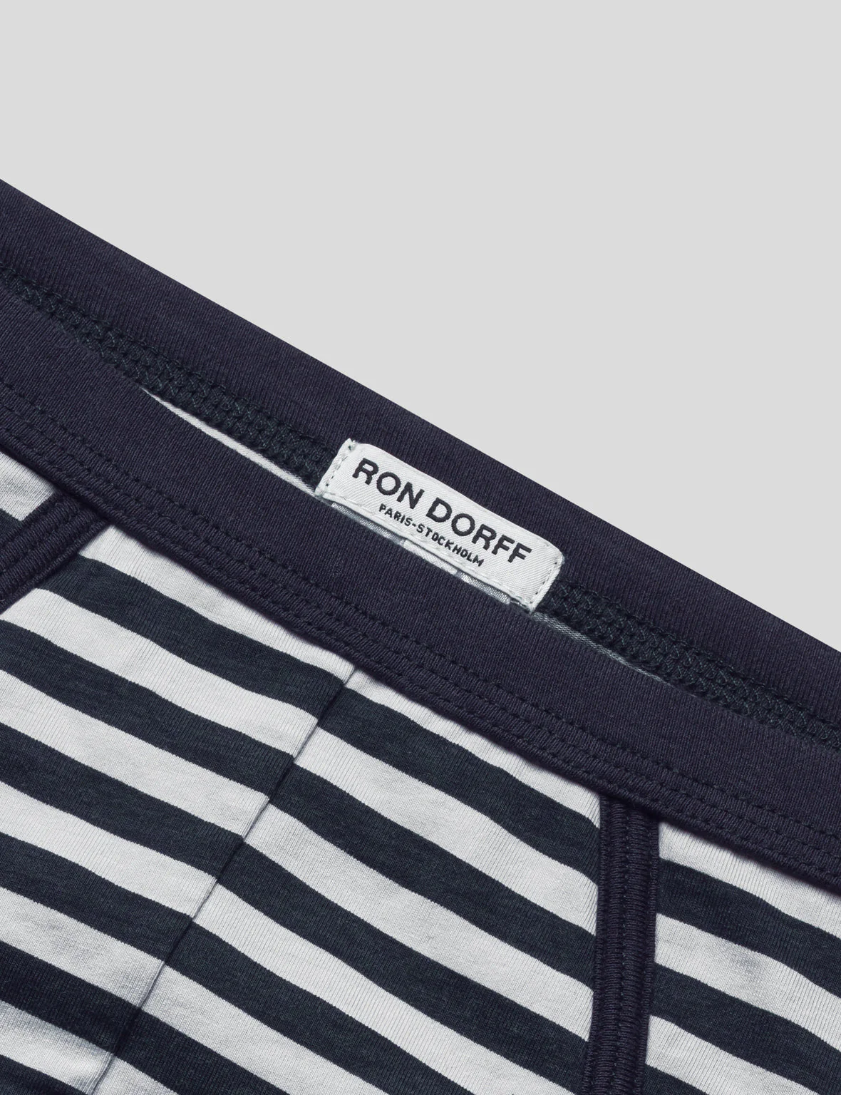 Y-Front Briefs: Navy/White - Image 4