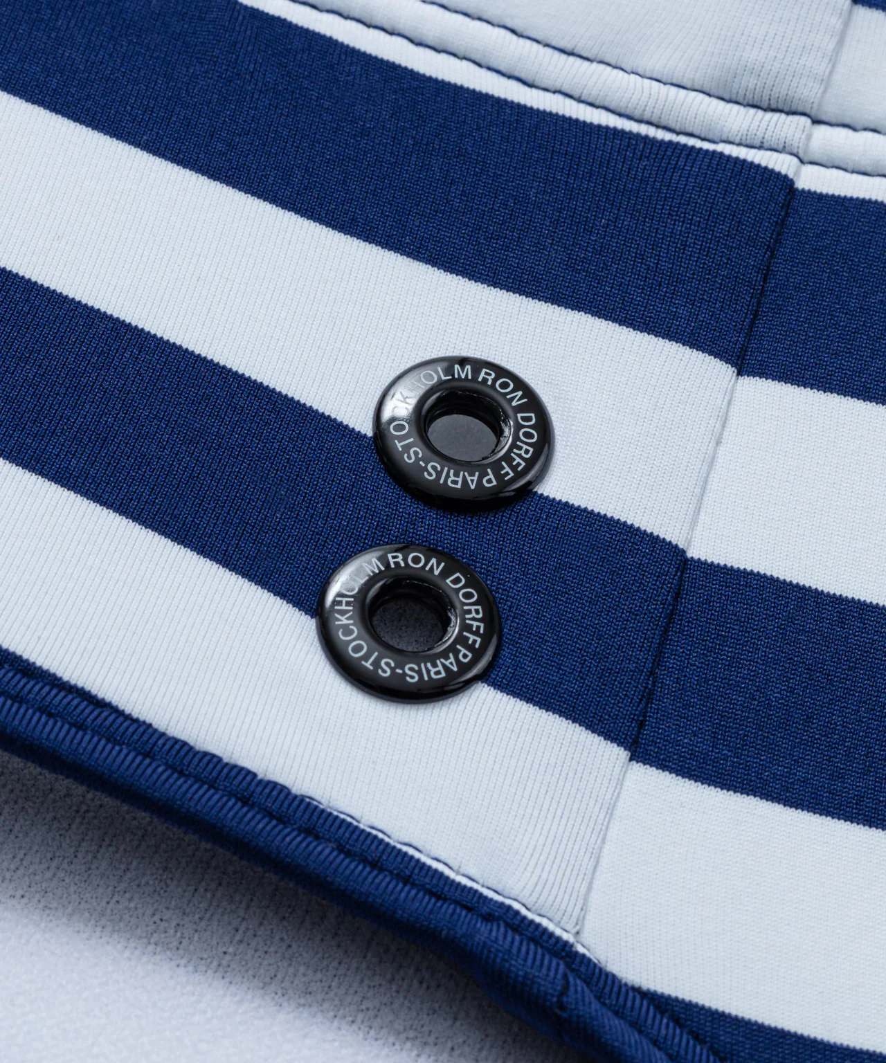 Swim Briefs Horizontal Stripes: Navy/White - Image 5