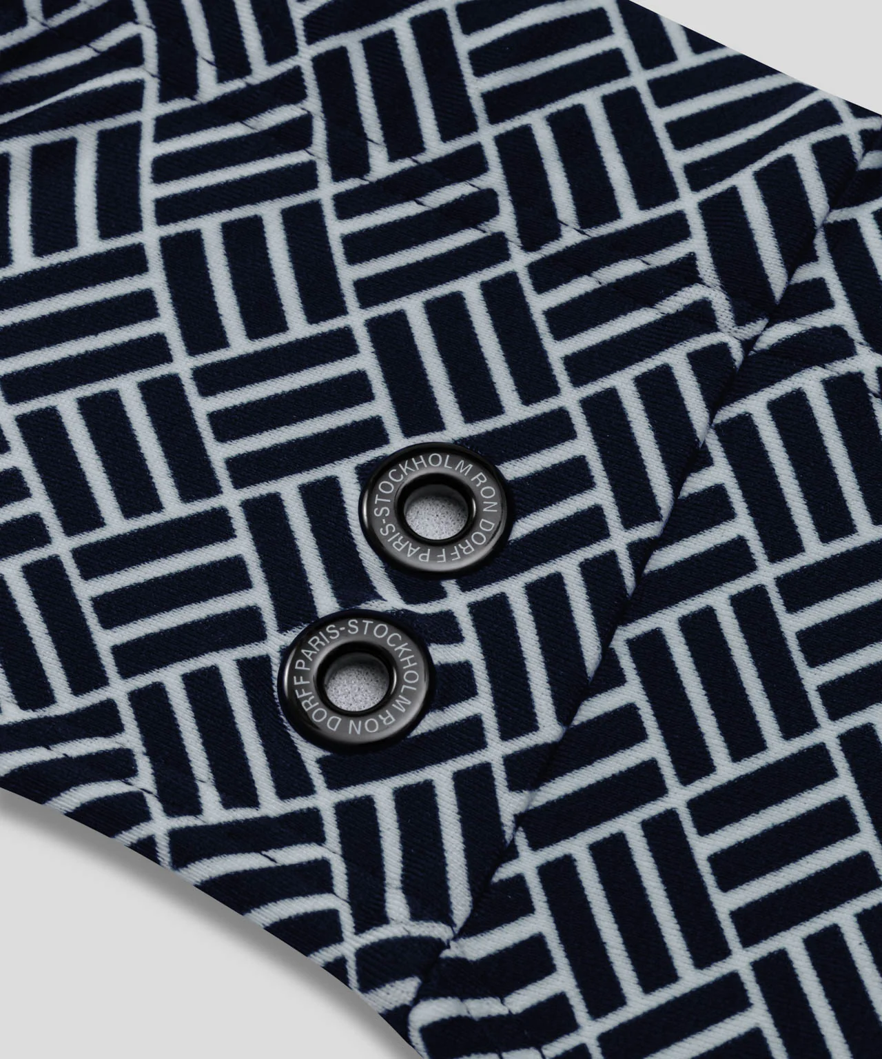 Swim Briefs w. Graphic Pattern: Navy - Image 5